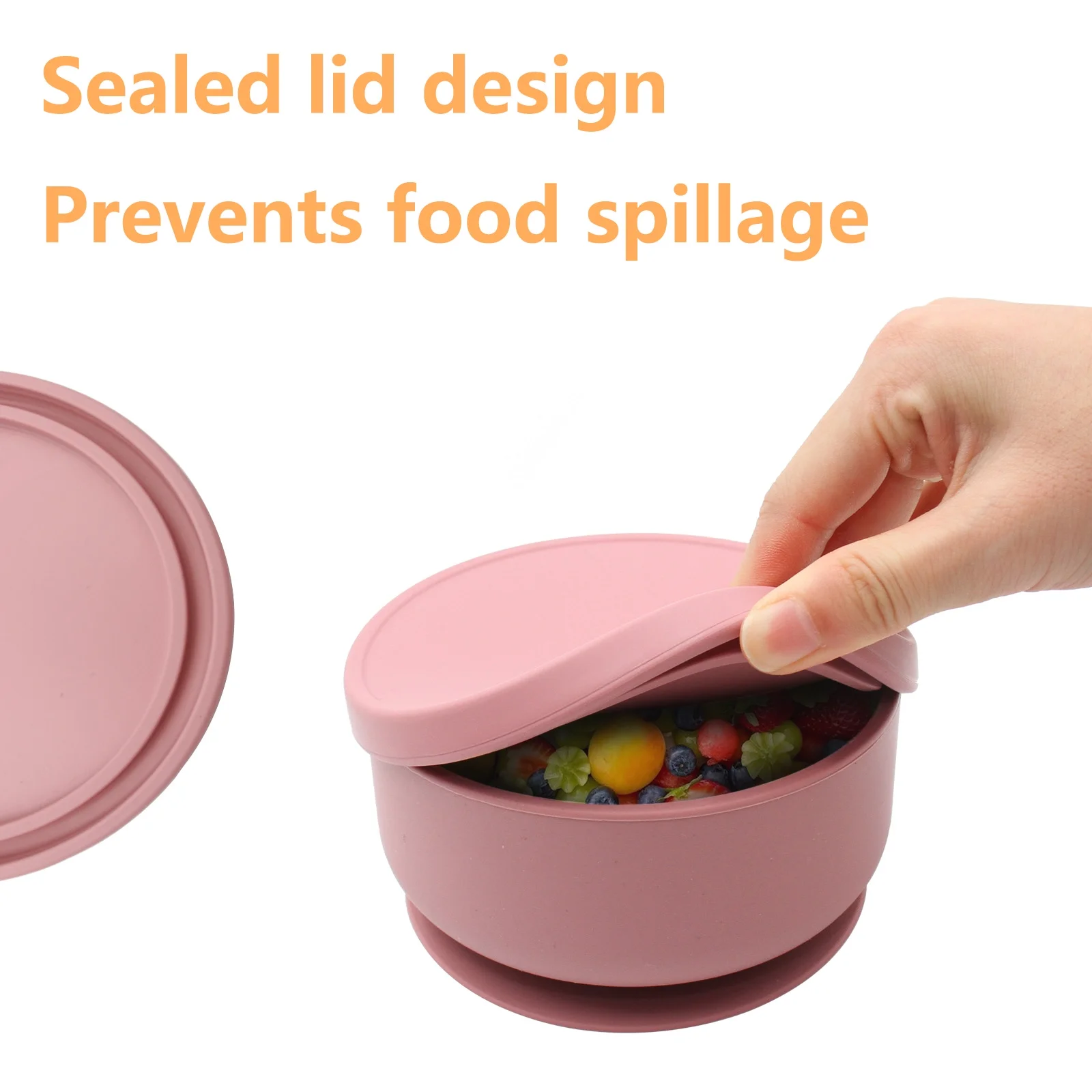 Benoxine Silicone Baby Feeding Set,Baby Led Weaning Set, 7Pcs-BPA Free，100% Food-Grade Silicone，6M+