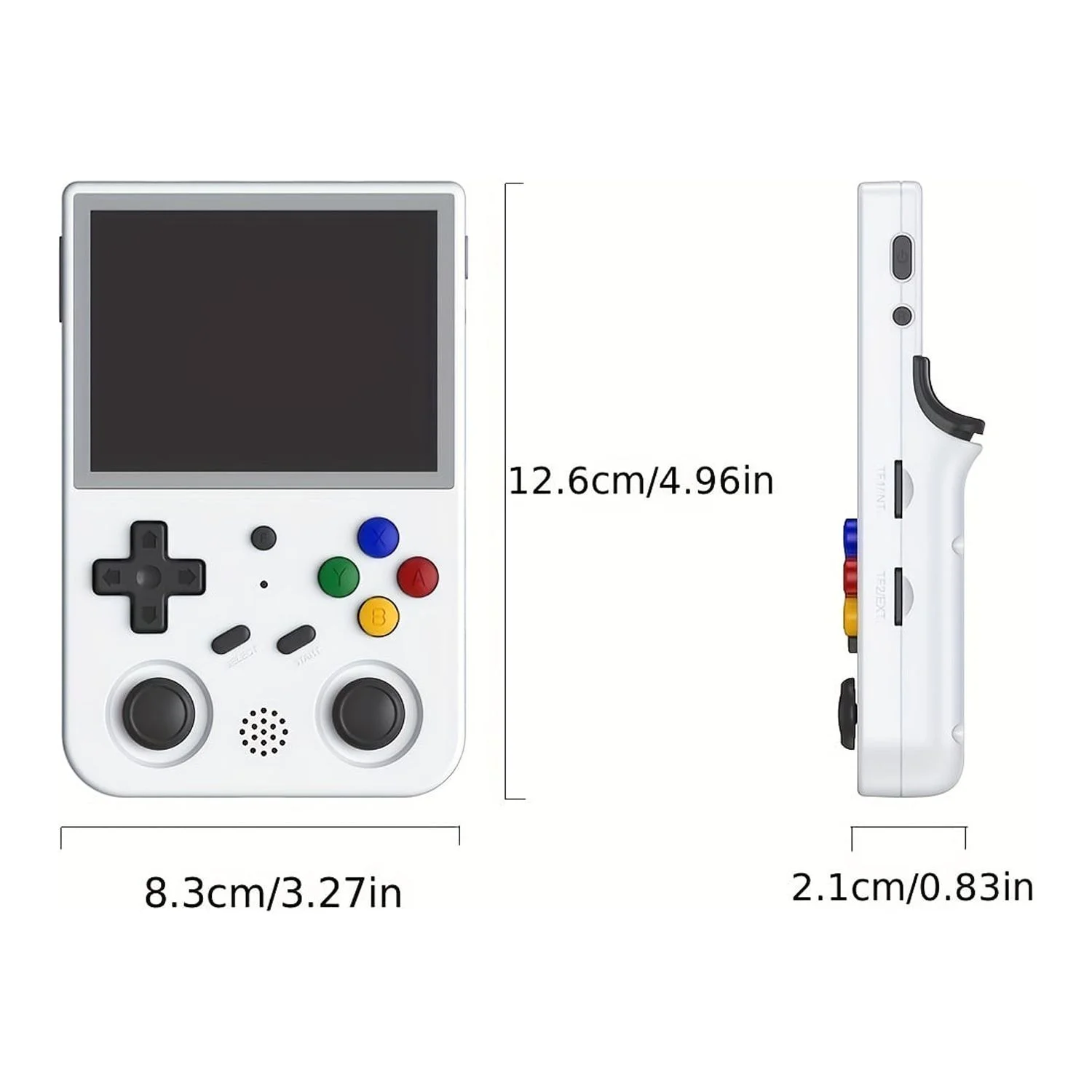 RG353V Retro Handheld Gaming Console Dual OS Android 11 & Linux, 64G TF Card, 5G WiFi, HDMI, IPS Screen Play PSP, DS, NDS, N64, SS, GBA, FC, PS1 & More Enjoy Online Battles, Streaming & Retro Fun