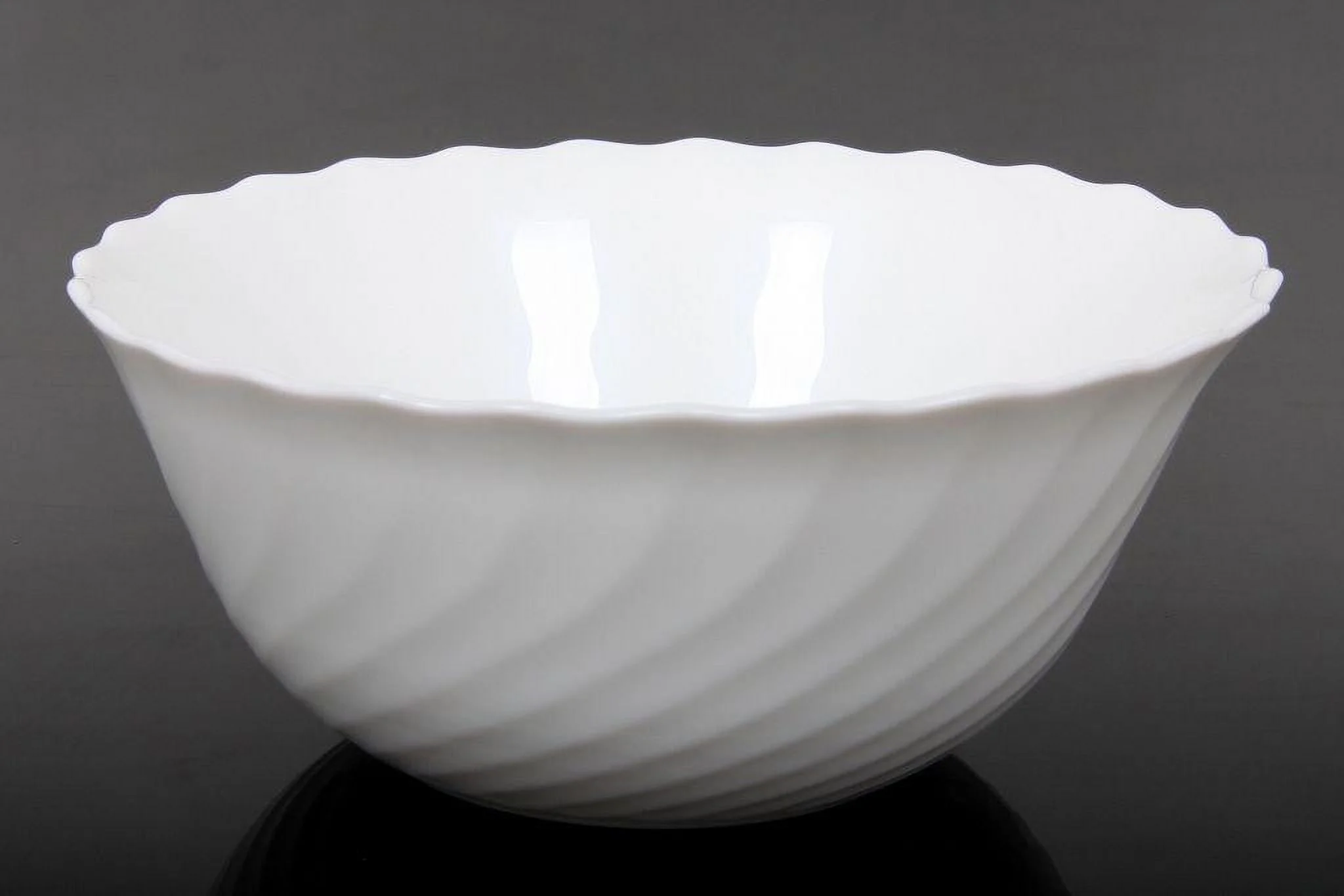 Luminarc Trianon White Glass Salad Bowl 24 cm