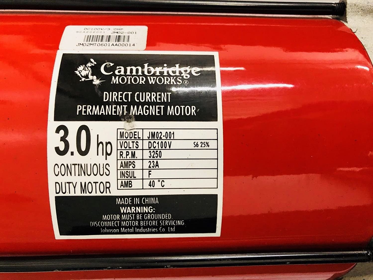 Vision Horizon Fitness Treadmill DC 3HP Analog Drive Motor 026412-Z t9500 t9600