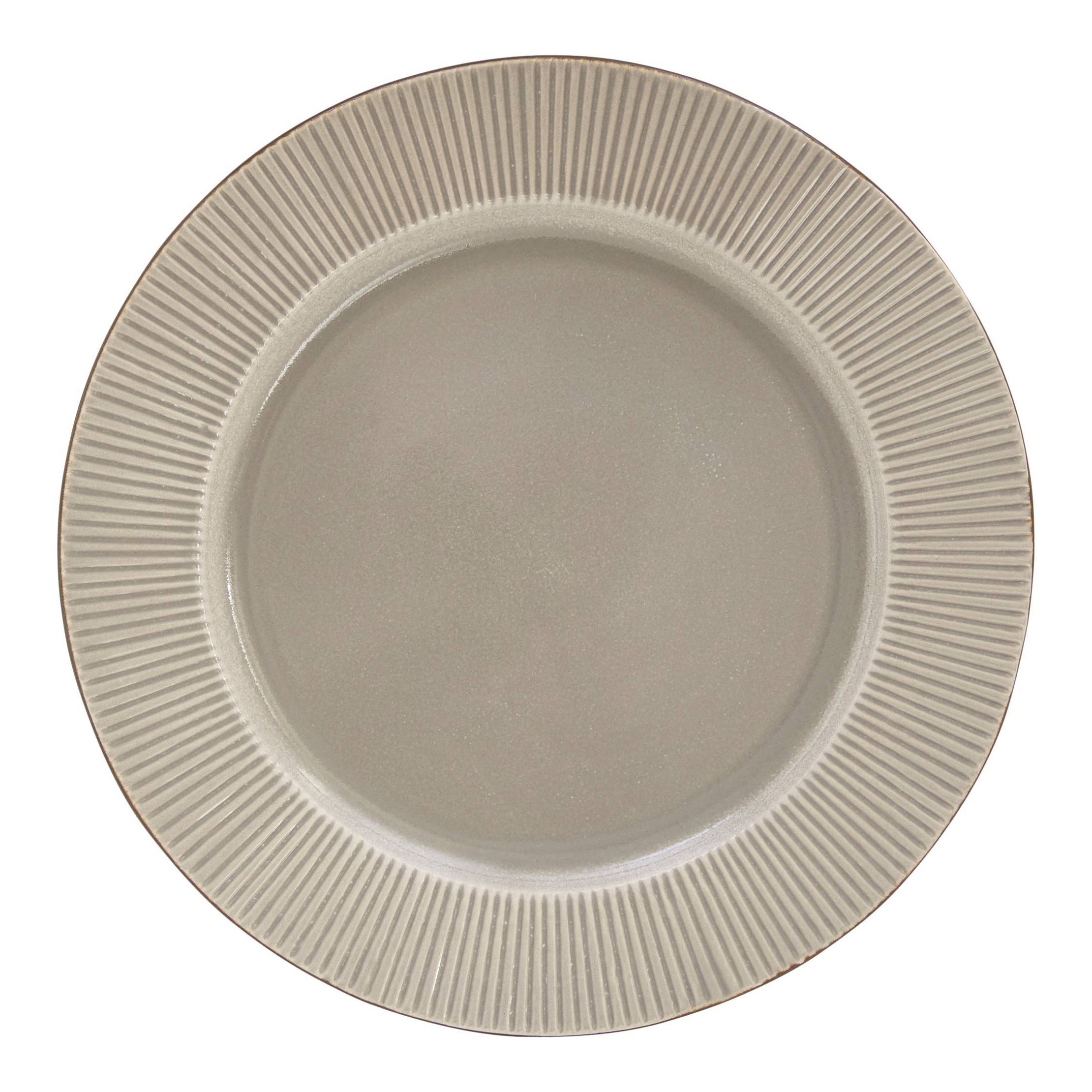 16pc Stoneware Kappa Dinnerware Set Gray