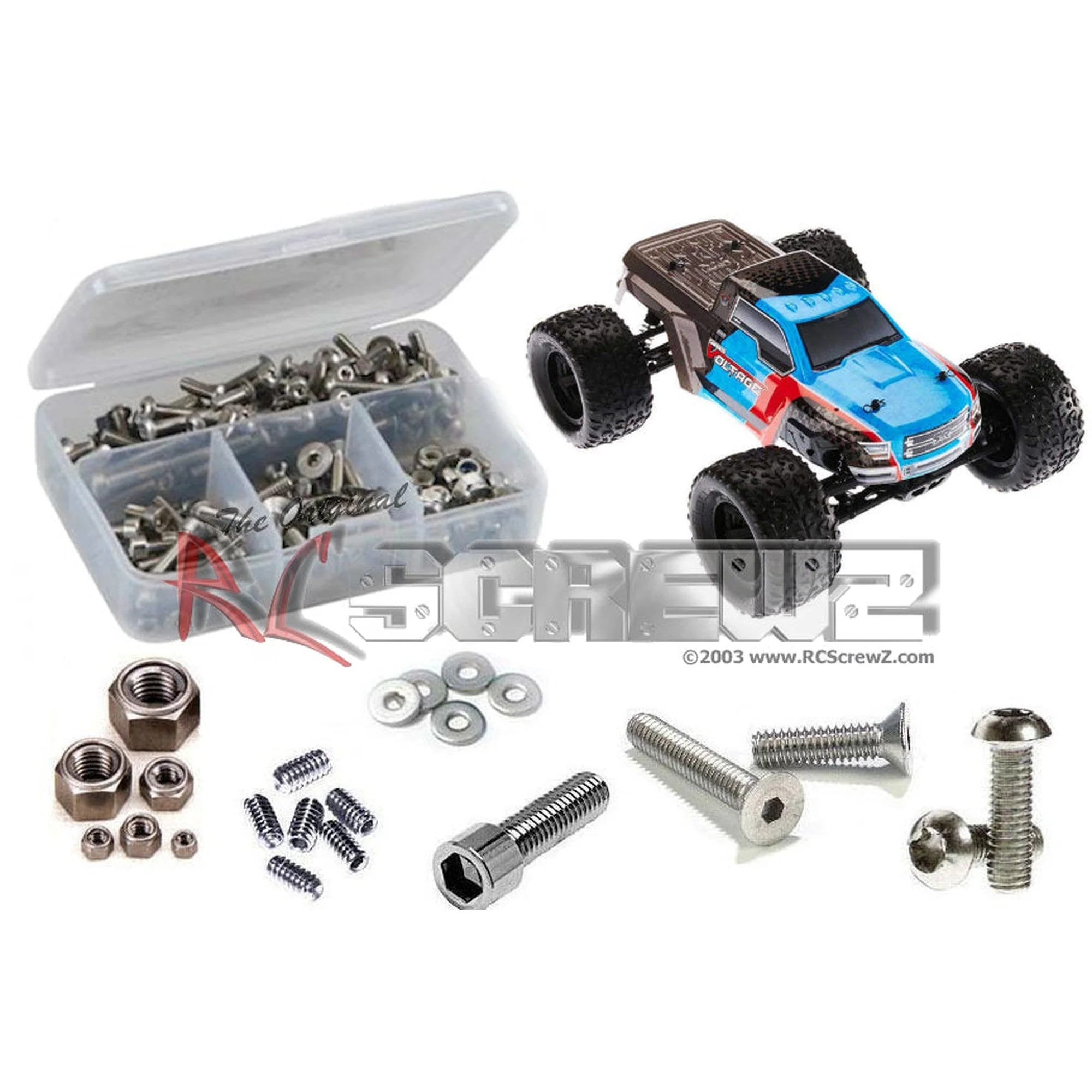 RCScrewZ Stainless Screw Kit ara024 for Arrma RC Granite Voltage 1/10th #102727 RC Car Complete Set