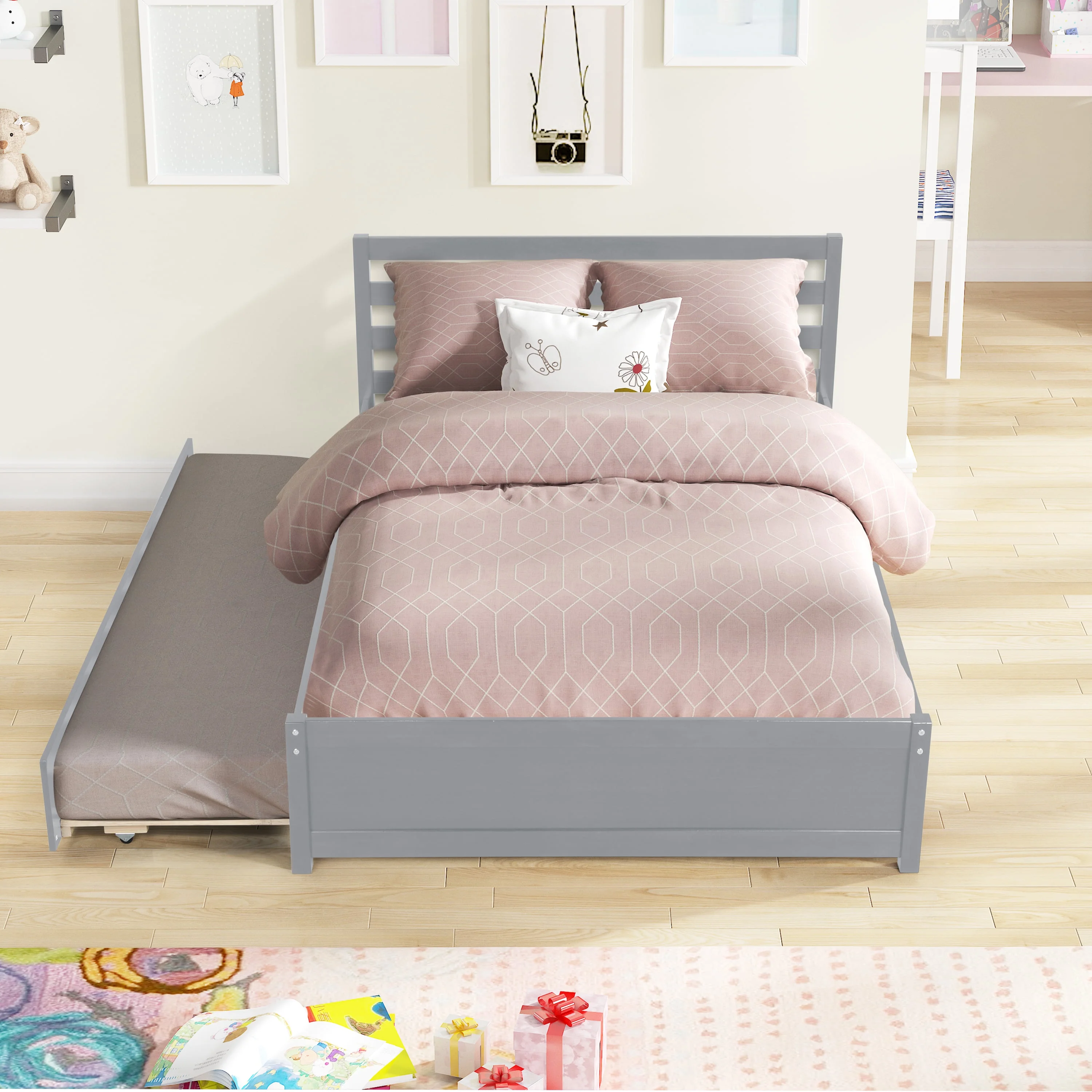 Dcenta Full bed with trundle