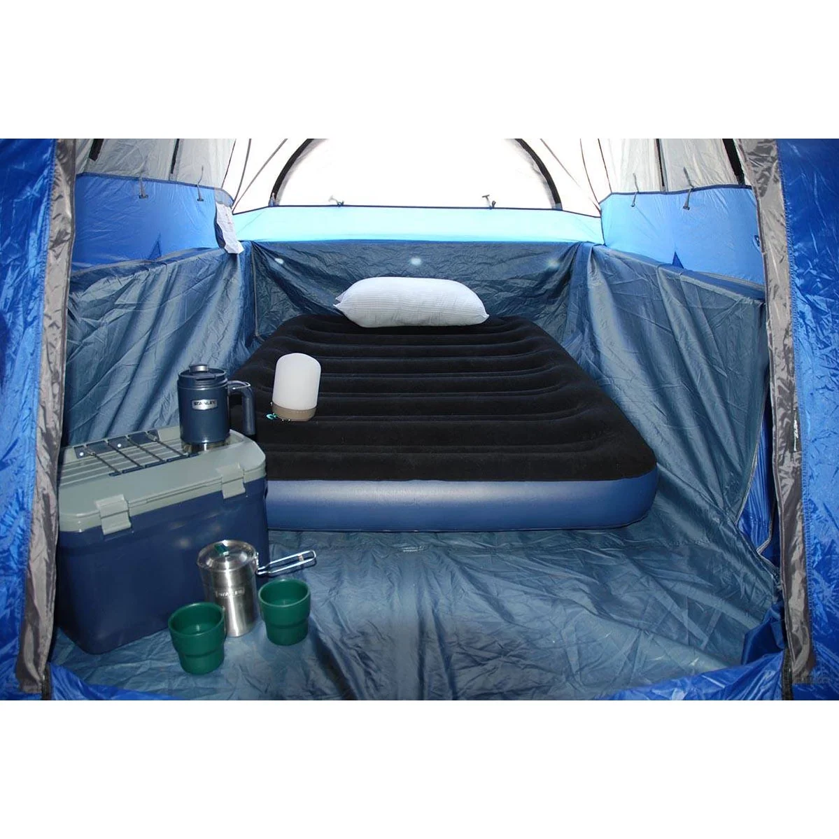Napier Sportz Portable Air Mattress Compact Size Inflatable Bed w/ Built In Pump