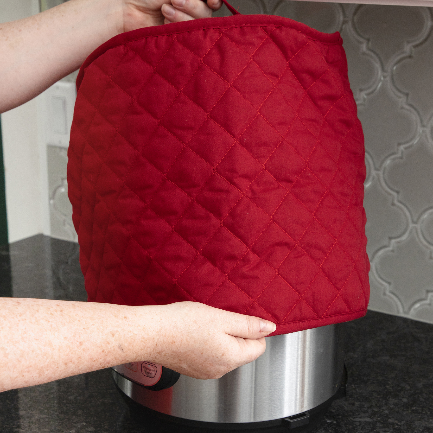 RITZ Polyester/Cotton Pressure Cooker Appliance Cover – 3 Quart, Appliance Not Included