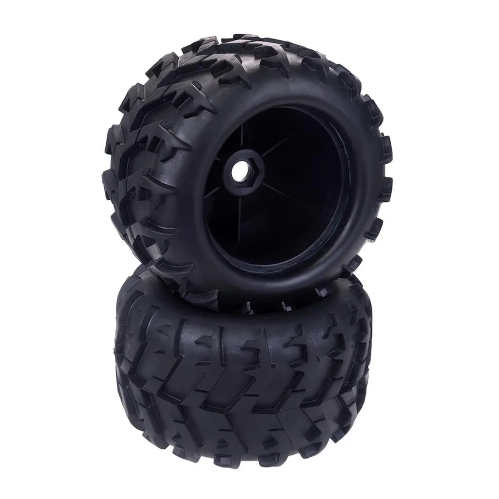 2 Pieces 1/8 Car Wheel Rim Tire For HSP DIY Parts