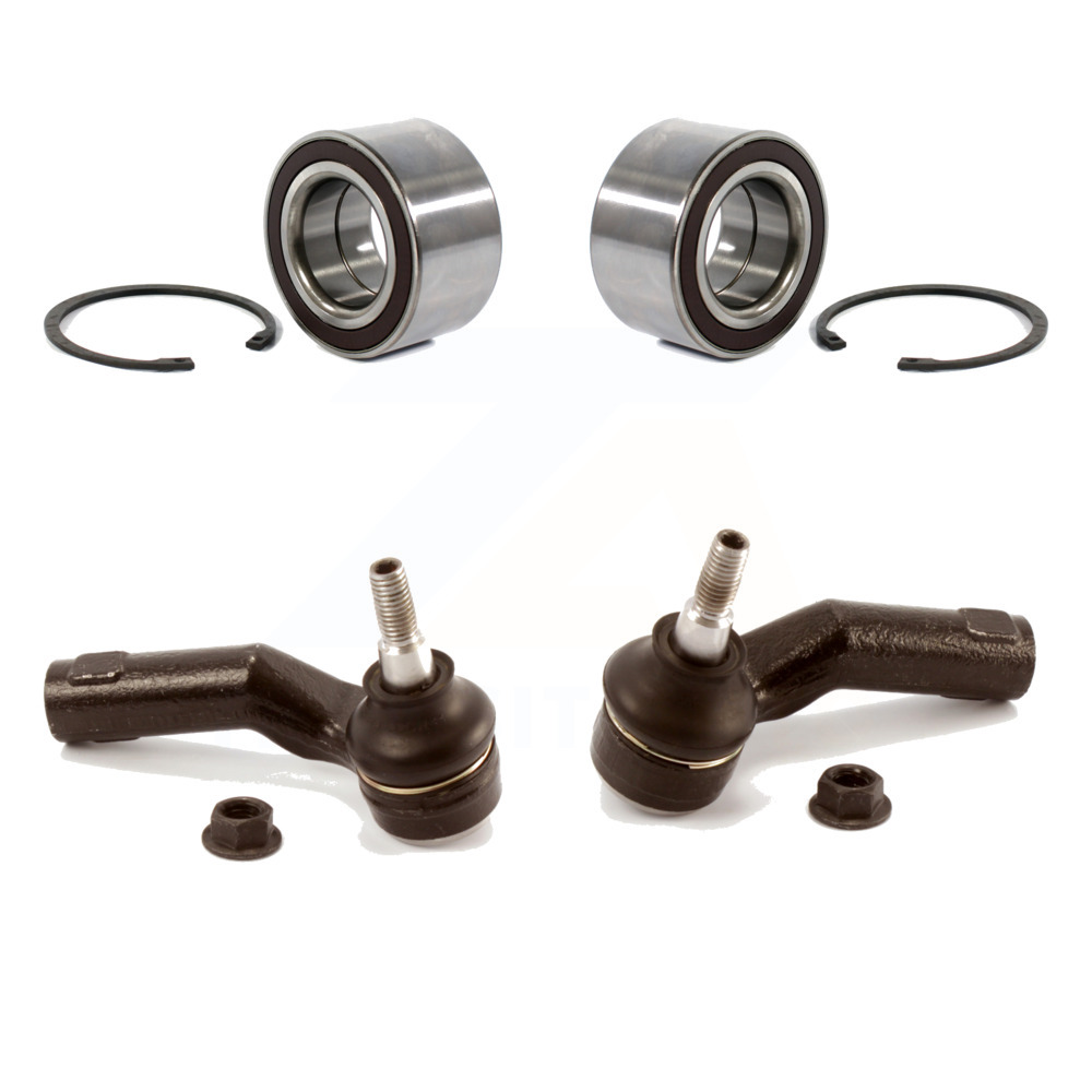 Transit Auto - Front Wheel Bearing And Tie Rod End Kit For 2017-2019 Lincoln MKC K7T-100146