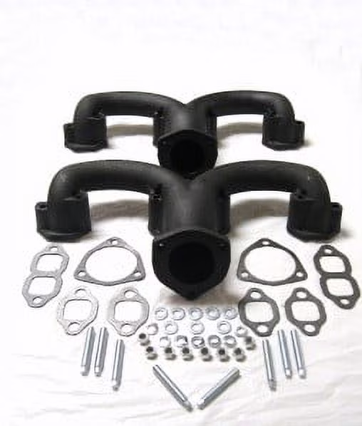 Small Block Chevy Ram Horn Cast Iron Exhaust Manifolds Headers