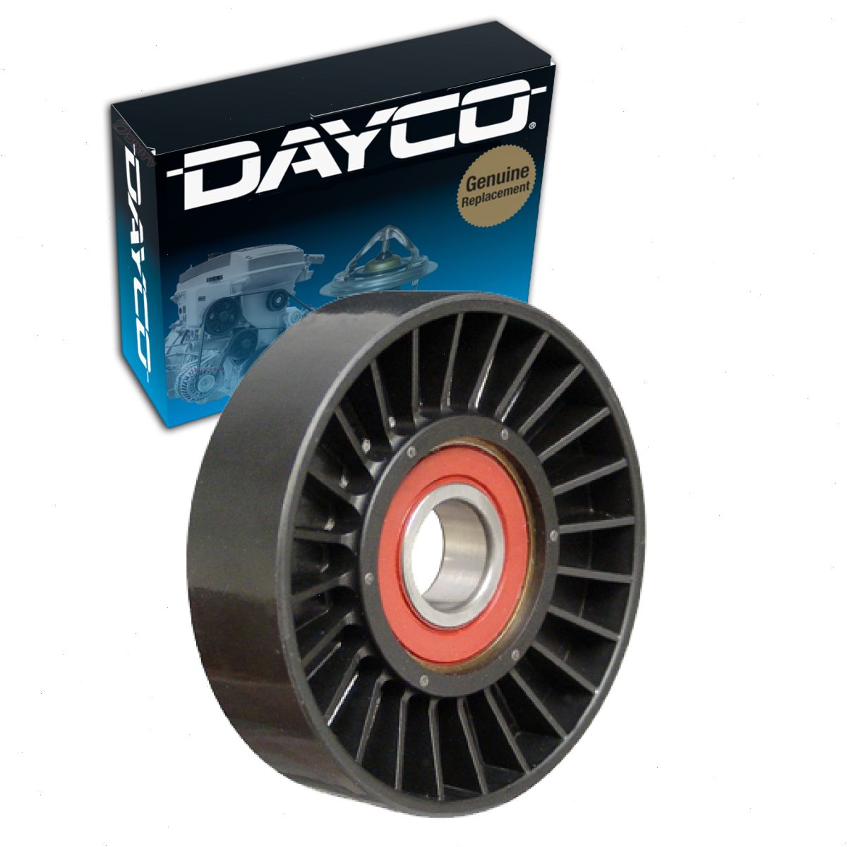 Dayco Drive Belt Tensioner Pulley compatible with Chevrolet Equinox 2.4L L4 2010-2017