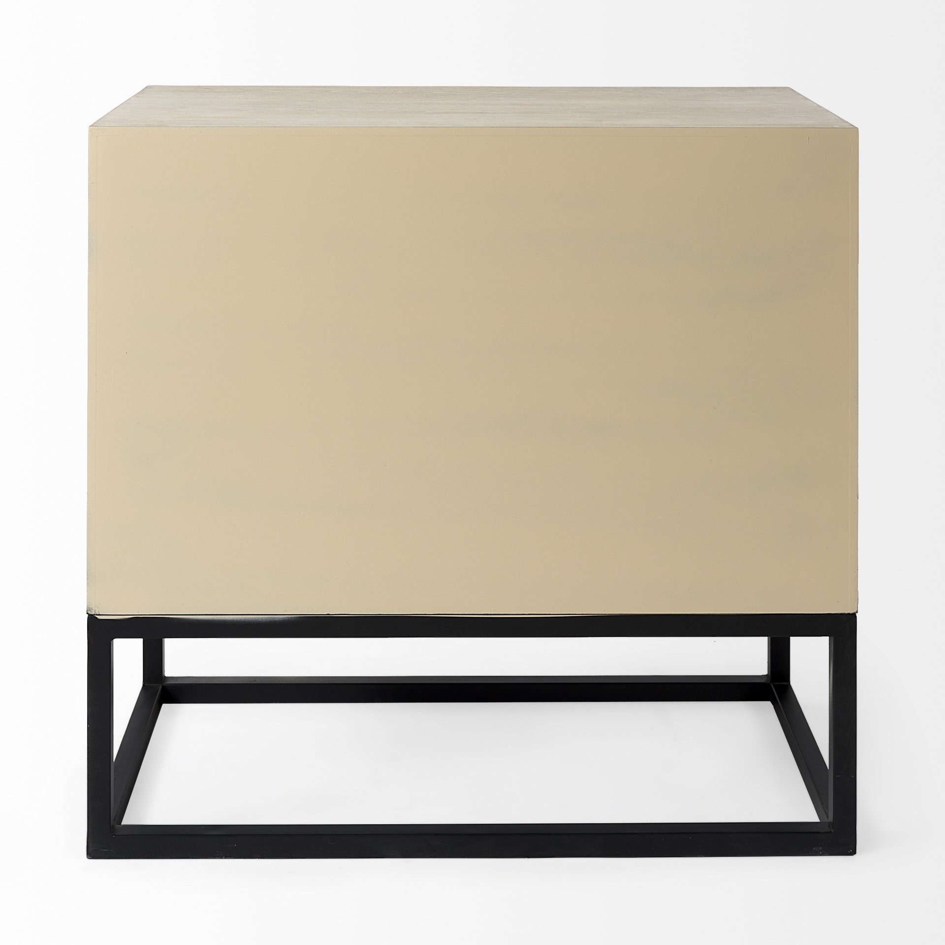 HomeRoots 391998 Rustic Modern Light Wash Two Drawer Chest, Light Brown