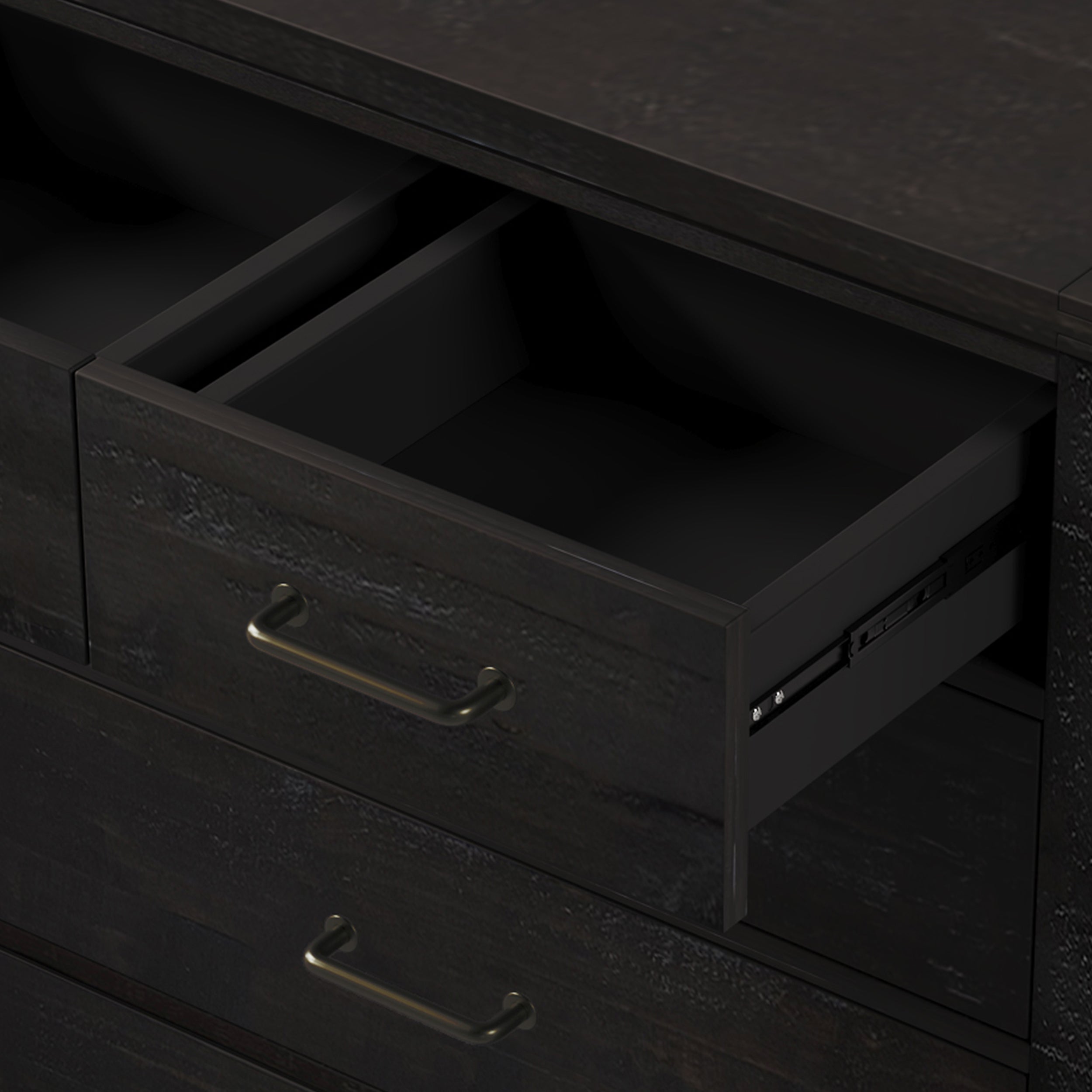 Harmony Home Collection: Rustic Pine Six-Drawer Tallboy Chest