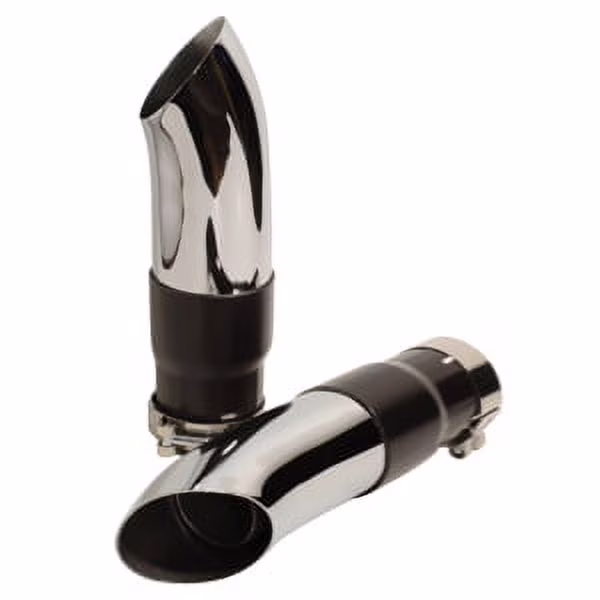 Radiant Cycles Shorty GP Exhaust Motorcycle Slipon Short Muffler Pipe for 2003-2004 Ducati Monster 800 M800 Chrome