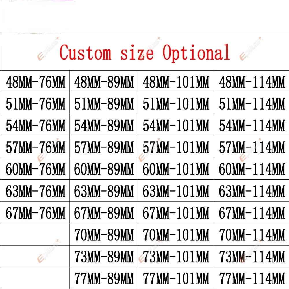 For Car Carbon Fiber Glossy Muffler Tip H Shape Double Exit Exhaust Pipe Mufflers Nozzle Decoration  Stainless Black