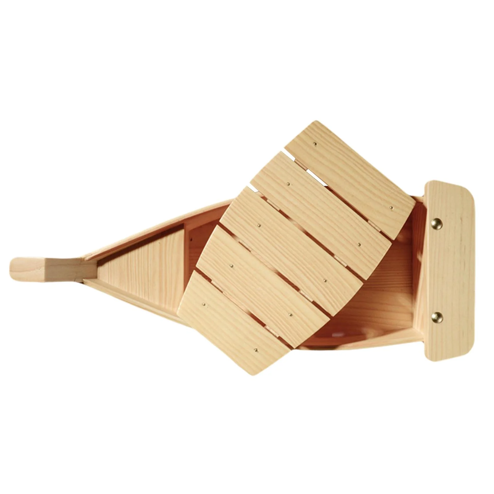 Wooden Sushi Boat Plate Melamine Tray Fruit Snacks Tray, Boat Serving Tray, Serving Boat Plate for Tea House - L