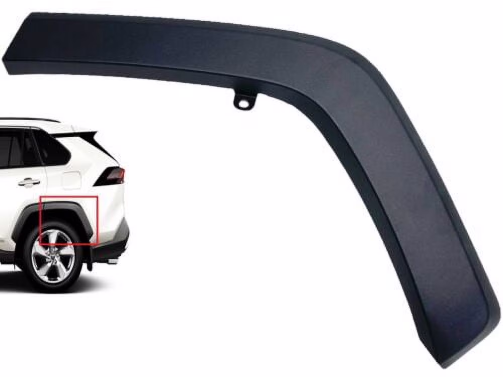 Rear Wheel Opening Trim Molding Left Driver For 2019 2020 2021 2022 Toyota Rav4 Replaces 75606-0R090; 75606-42150