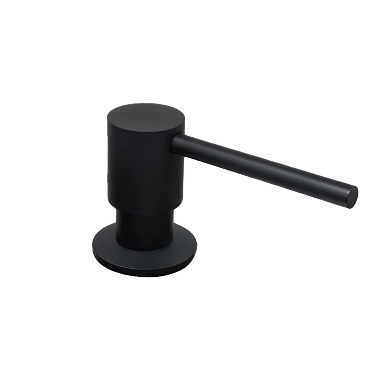 Strictly Sinks Contemporary Liquid Soap Dispenser - Stainless Steel Dish Soap Dispenser, Refillable Kitchen Soap Dispenser for Kitchen Sink, Soap Dispenser Bottle with Stainless Steel Pump