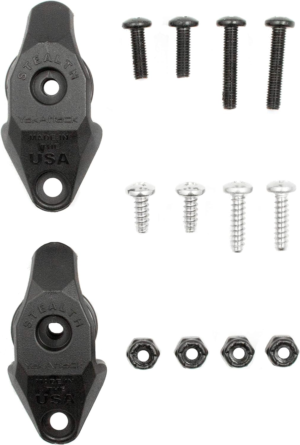 Kayak 2 Pack Pulley With Hardware, Black - 2 Pack, One Size, (AMS-1011)