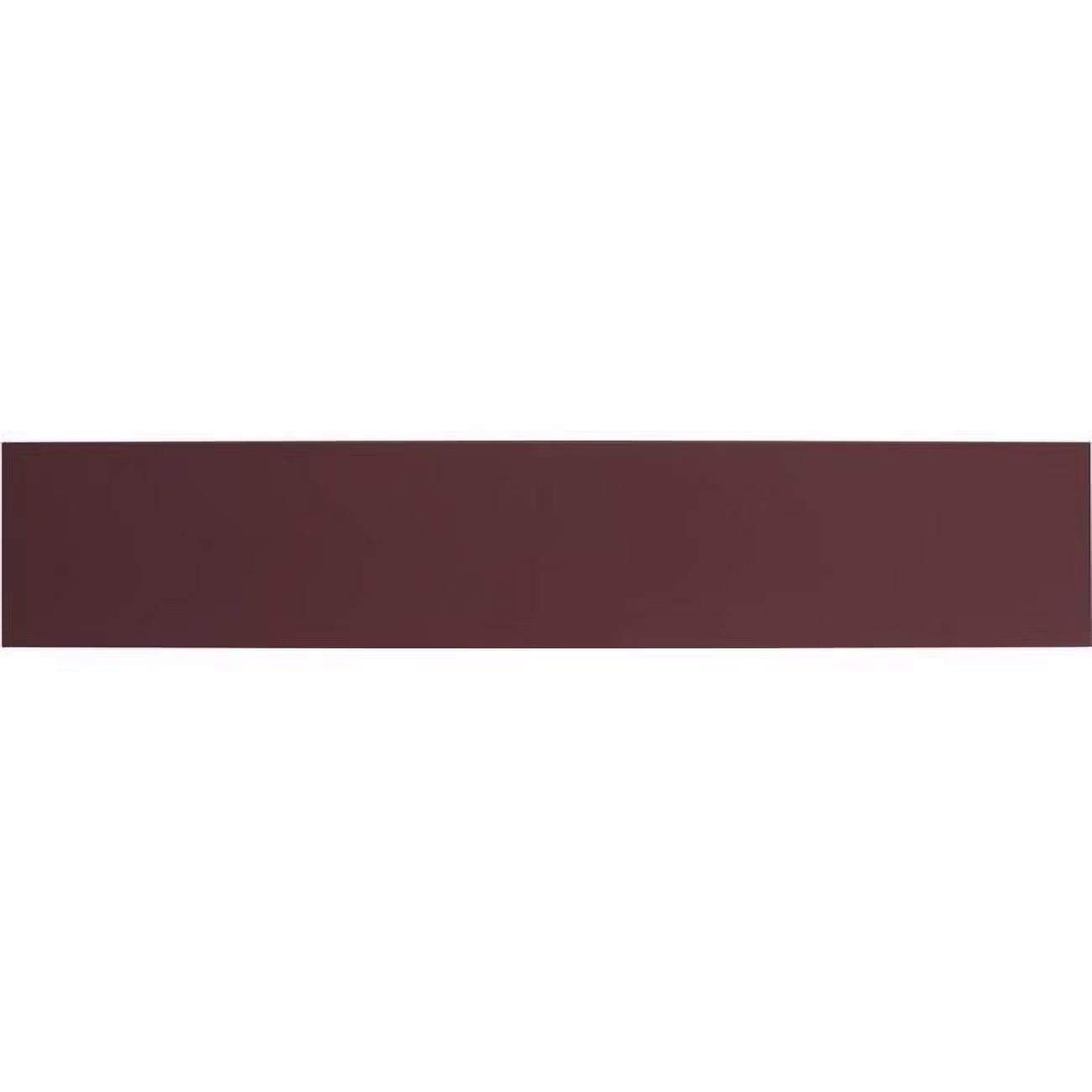 Brass Accents A09-P0630-WNRKPADH 6 x 30 in. Kick Plate - Adhesive Mount, Wine Red