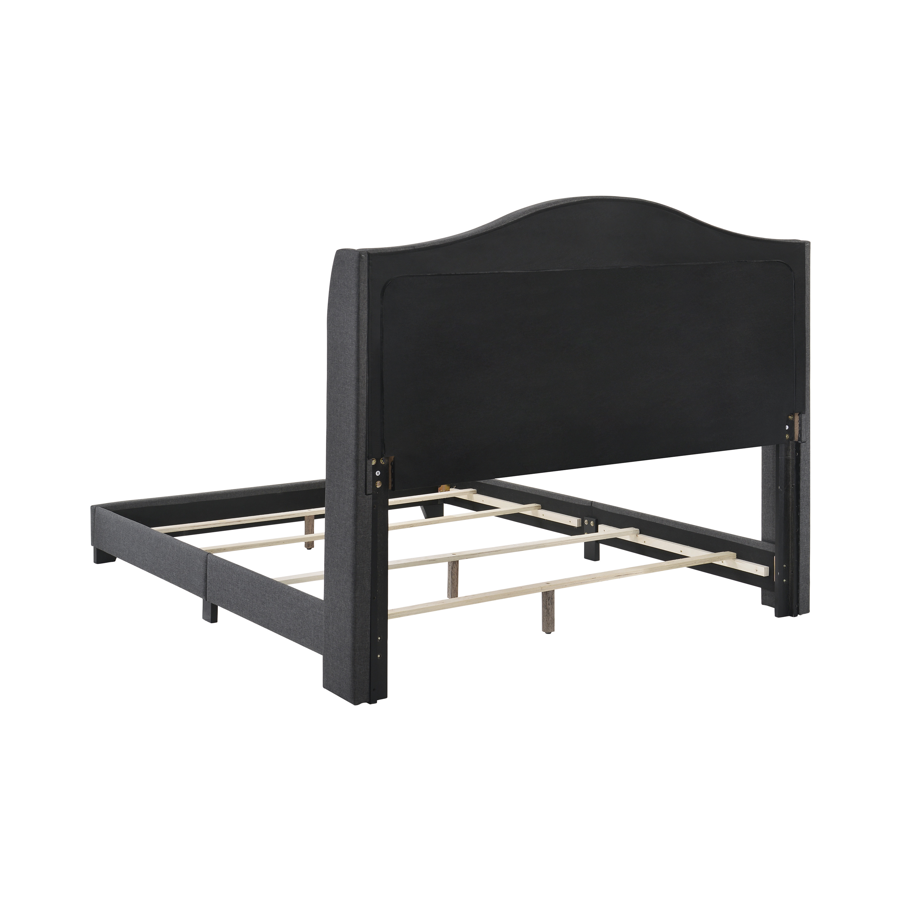 Tamarac Upholstered Nailhead Full Bed Grey