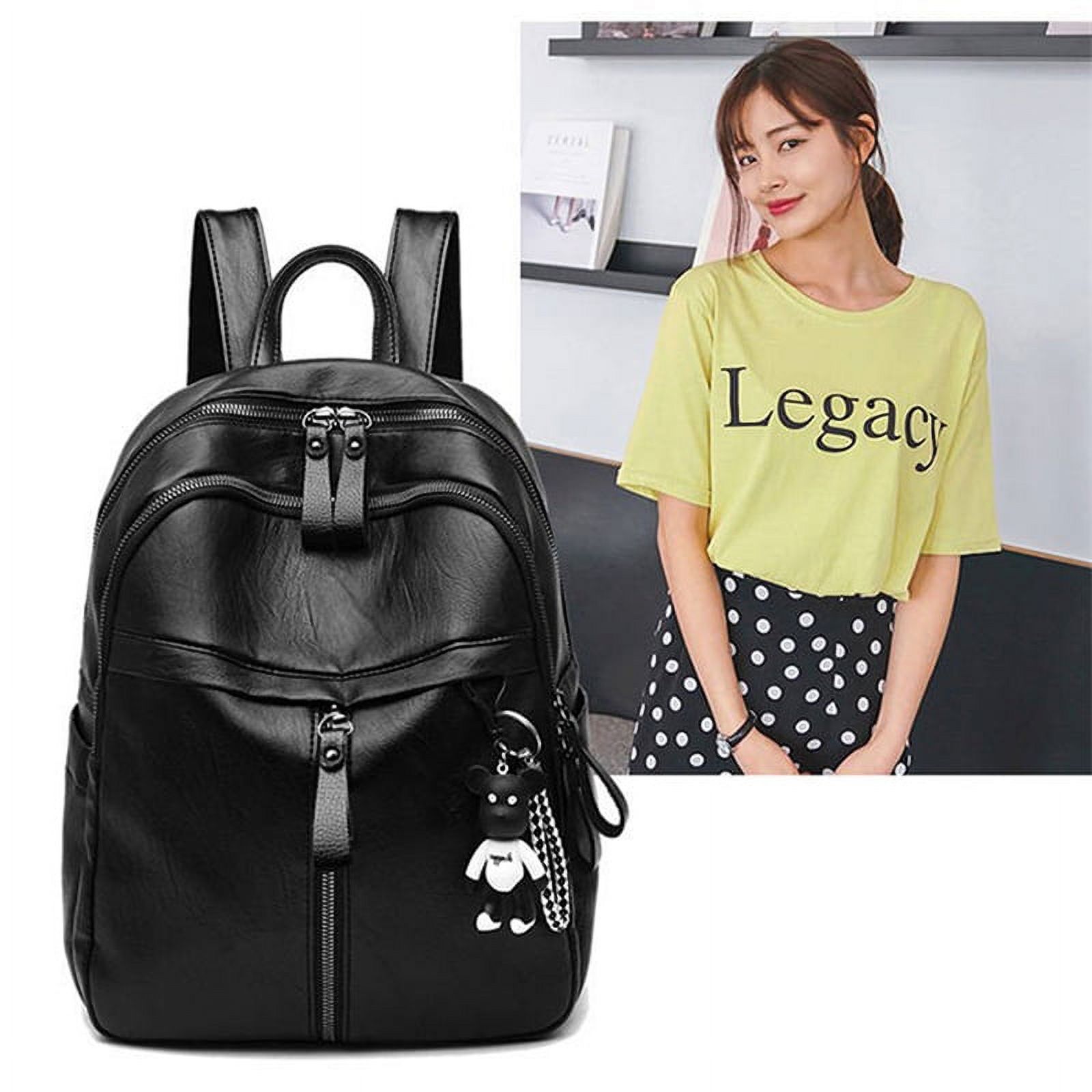 2021 New Fashion Woman Backpack High Quality Youth PU Leather Backpacks
