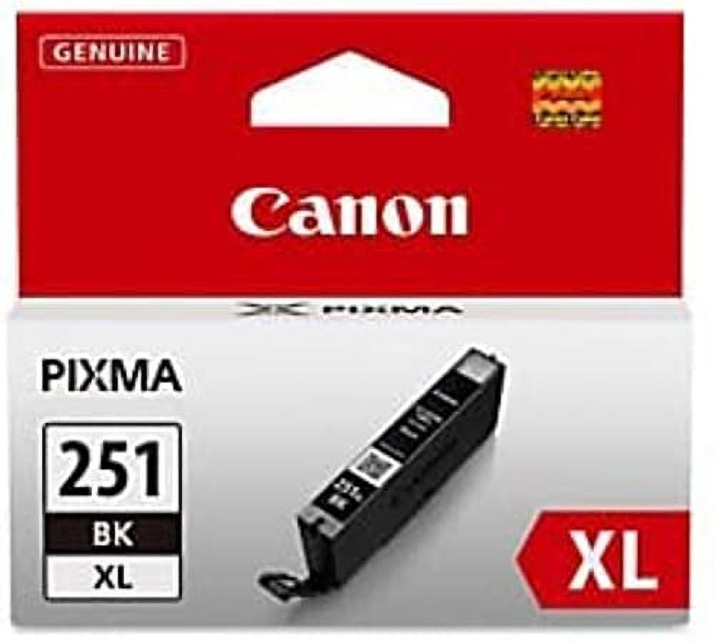 Canon CLI-251XL BK Compatible to iP7220,iX6820,MG5420,MG5520/MG6420,MG5620/MG6620,MX922/MX722,iP8720,MG6320,MG7120,MG7520 Printers
