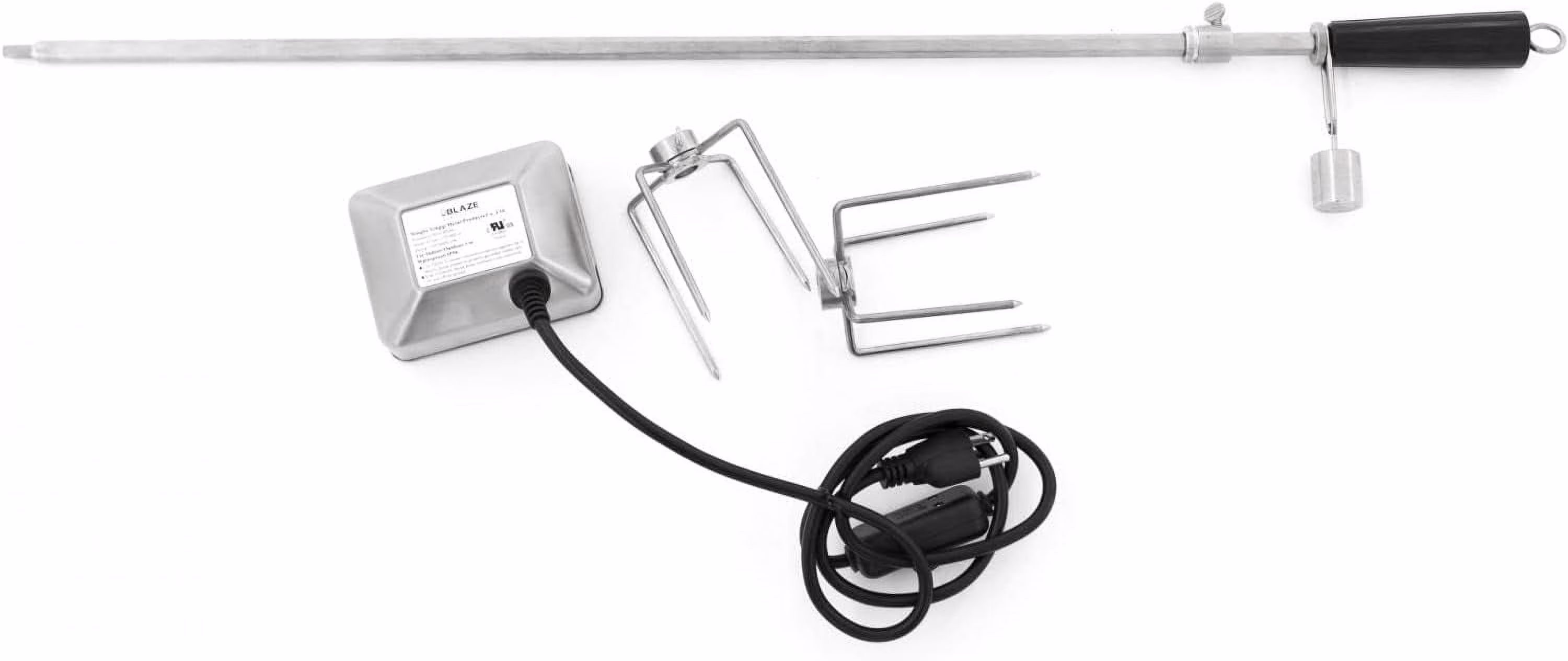 Blaze Rotisserie Kit for 40-Inch 5-Burner Gas Grills - BLZ-5-ROTIS-SS