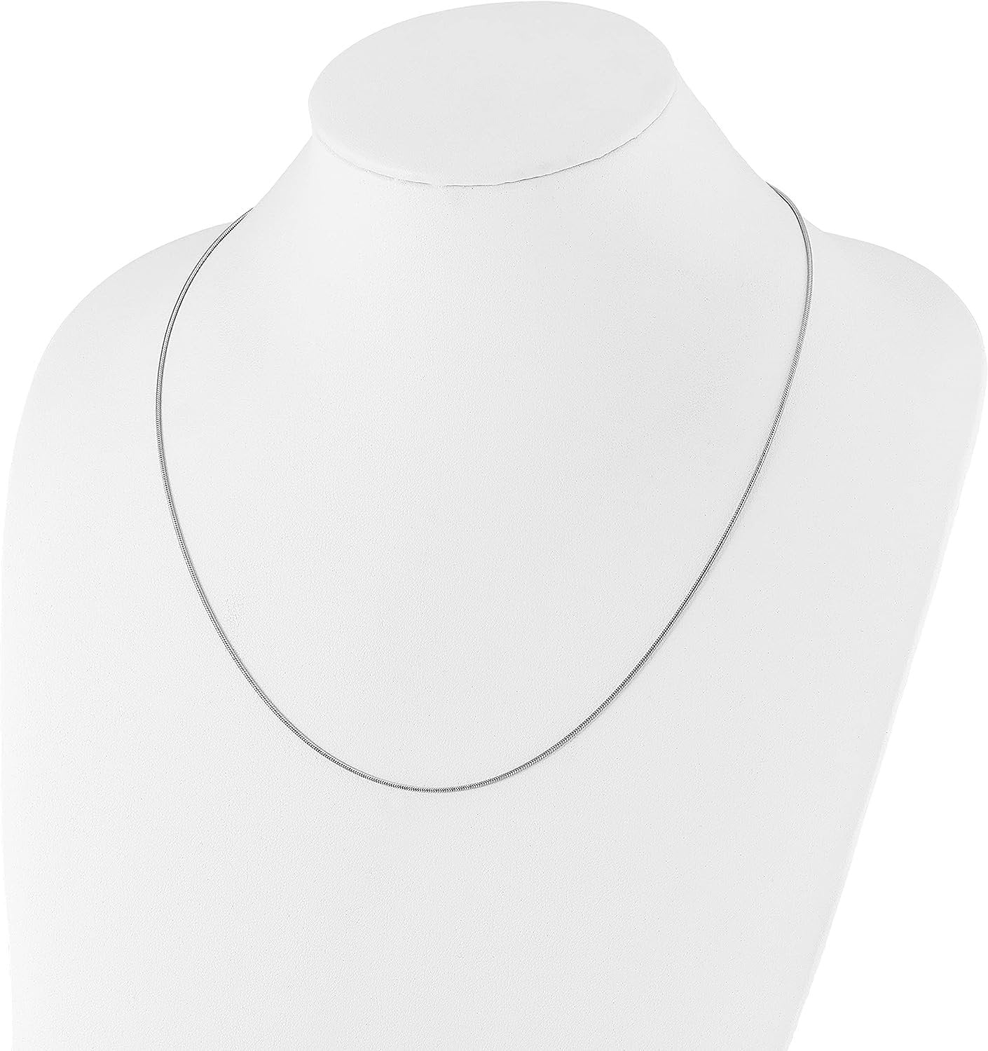 Avariah Diamonds Sterling Silver Adjustable 1.3mm Snake Chain - 22