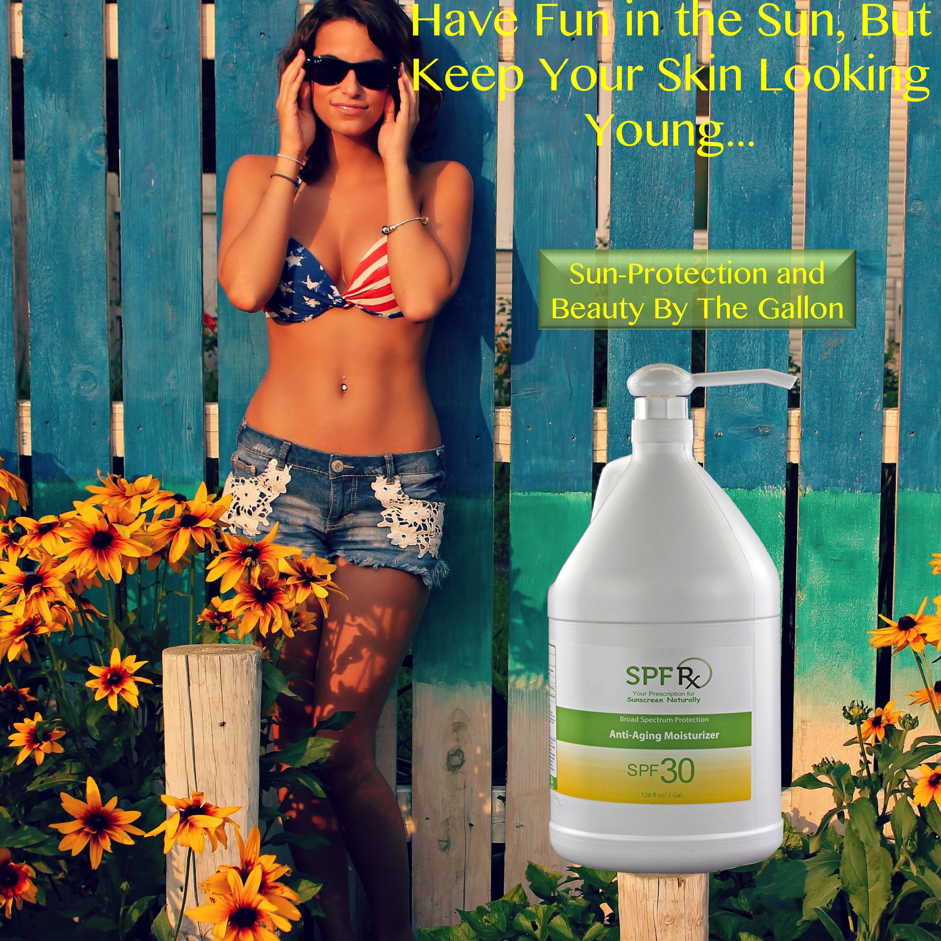 SPF Rx SPF 30 Anti-aging Sunscreen Paraben Free, 1 Gallon