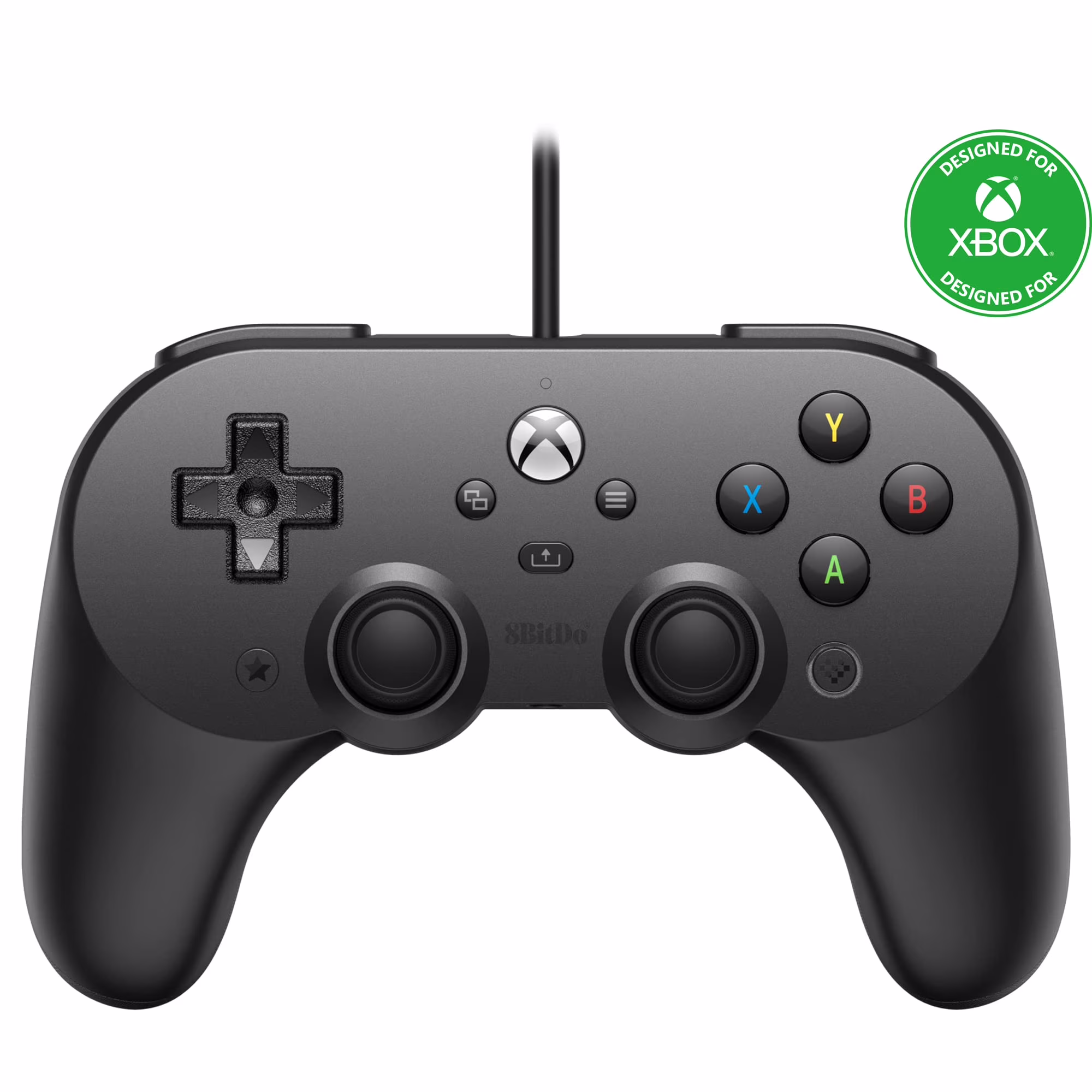 8BitDo Pro 2 Wired Controller for Xbox Series X, Xbox Series S, Xbox One, PC - Black