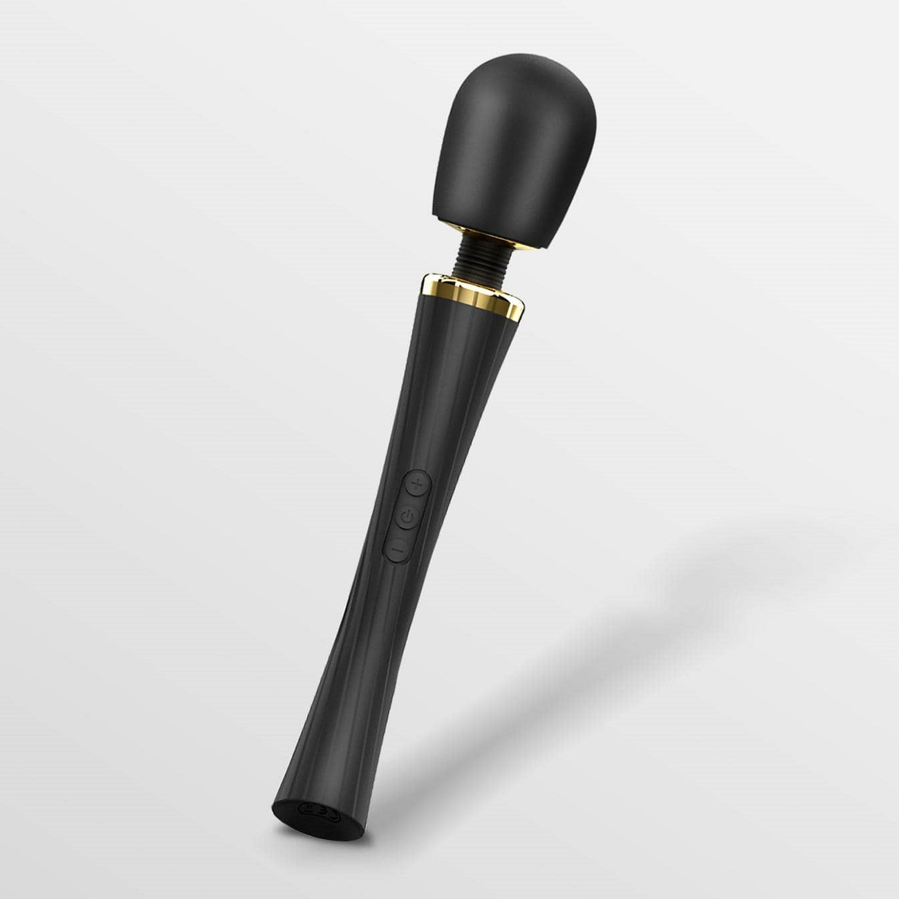 Tracy's Dog Cordless Handheld Wand Massager, 5 Vibration Patterns & 3 Speeds, Body Relaxation Therapy Personal Massager for Sports Recovery Muscle Aches, Black