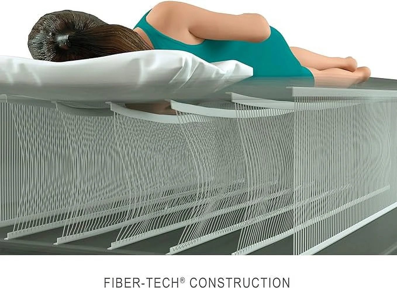 Open Box INTEX 64091ED TruAire Luxury Air Mattress Fiber-Tech Twin Size Built