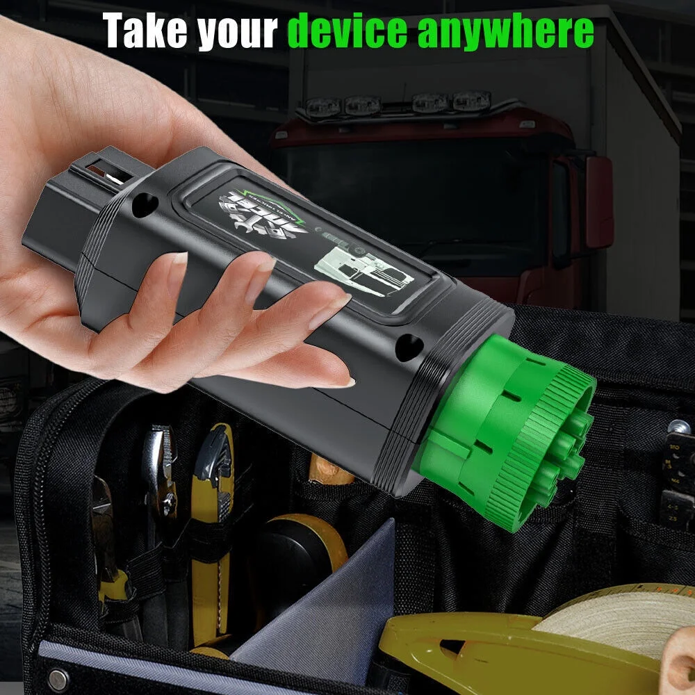 Ancel HD110 Heavy Duty Truck Scanner Full System Truck & Car 2 in 1 OBD2 Scanner Code Reader DPF Regeneration Diagnostic Tool