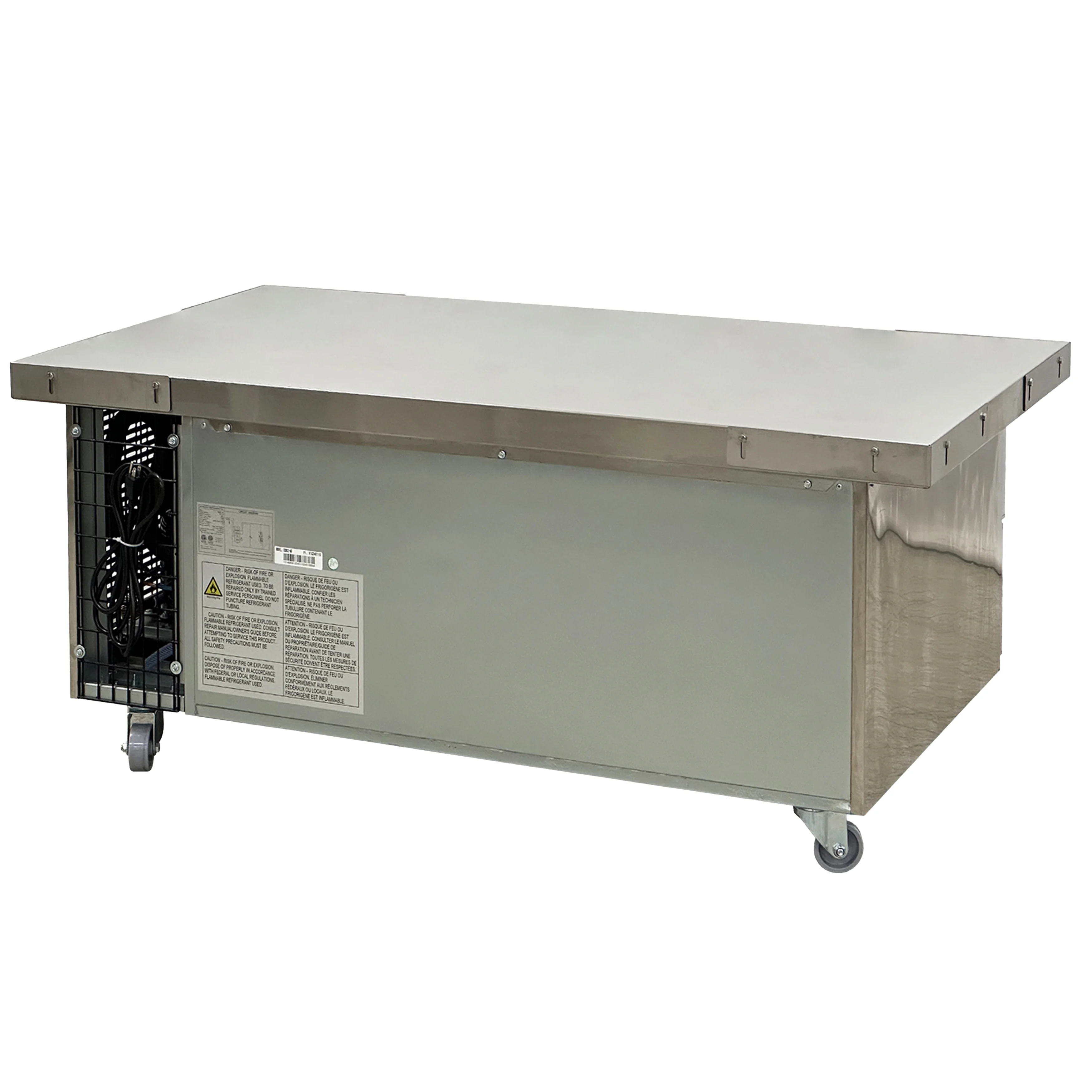 60 in. Two-Drawer Commercial Refrigerated Chef Base, Kitchen Fridge, NSF Certified 110V