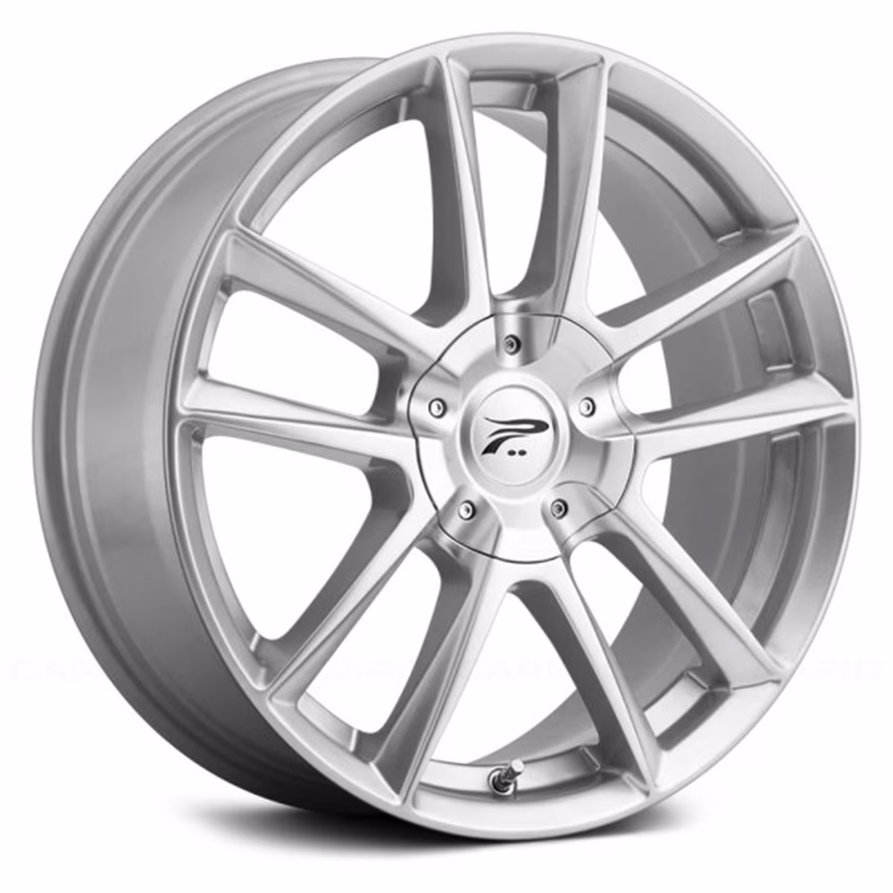 16x7 Platinum 436S Gemini Bright Silver Wheel 5x108 (40mm)