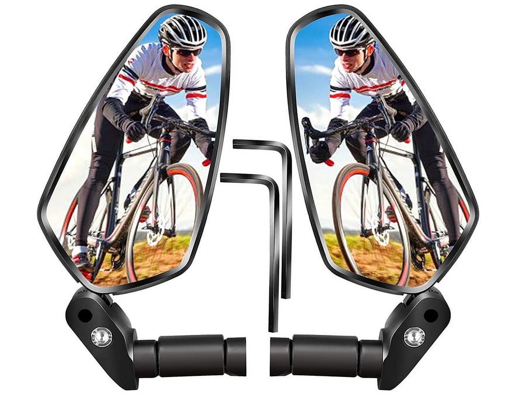 occkic Bicycle Mirror 360° Rotatable Bicycle Rearview Mirror Handlebar Rearview Mirror Suitable For Road Mountain Children Adult Bike