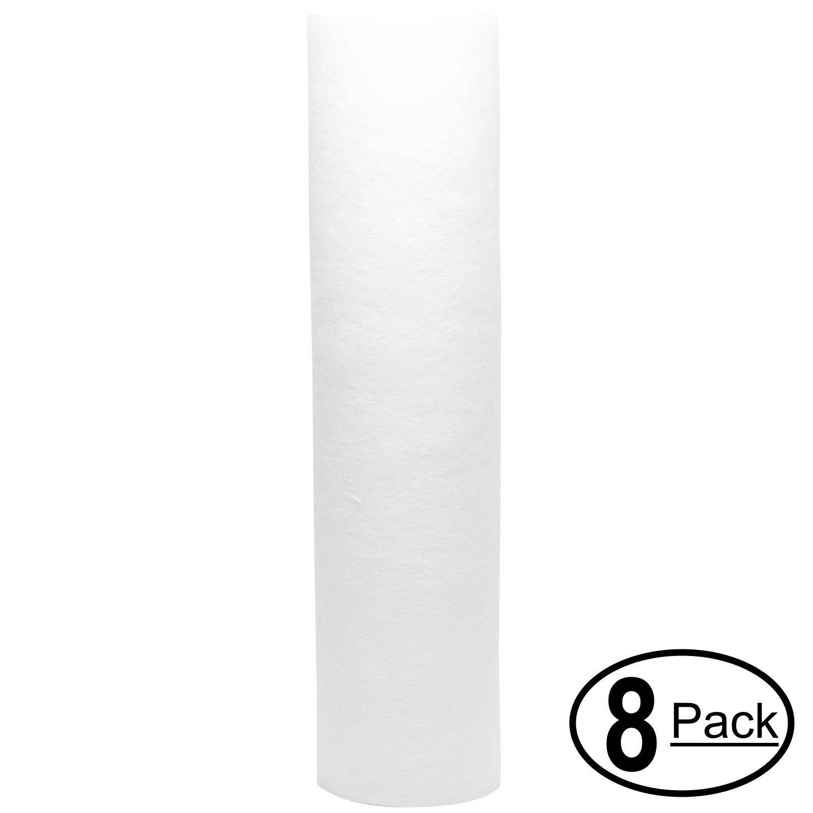 8-Pack Replacement for APEC RO-PERM Polypropylene Sediment Filter - Universal 10-inch 5-Micron Cartridge for APEC RO-PERM â€“ Ultimate Permeate Pumped System For Low Pressure Homes - Denali Pure Brand