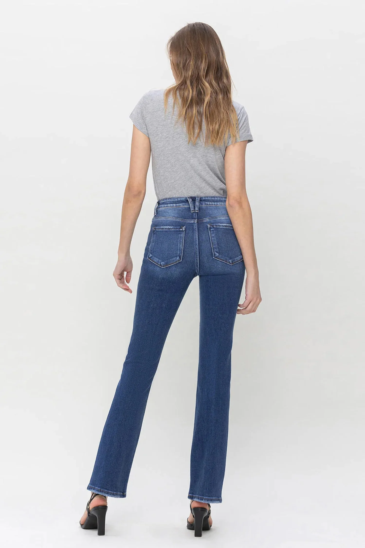 Flying Monkey - Independent Studies - Stretch High rise Straight Leg Jean - F4847 - Amazon