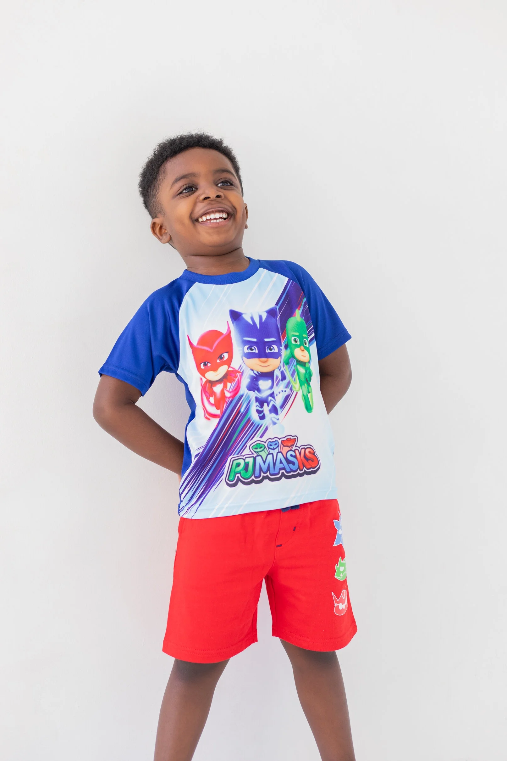 PJ Masks Catboy Owlette Gekko Little Boys T-Shirt Tank Top and French Terry Shorts 3 Piece Outfit Set Toddler to Big Kid