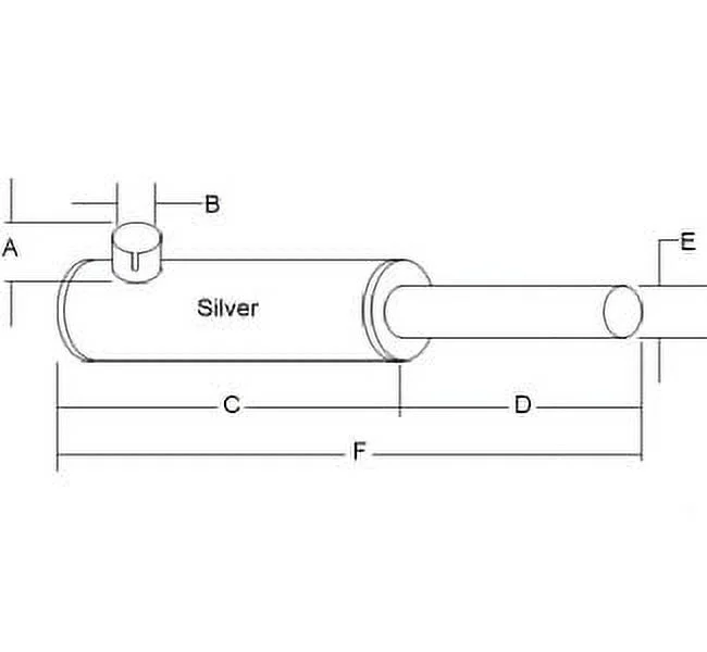 RAParts 1717-3426 - Muffler Fits Case/International Harvester