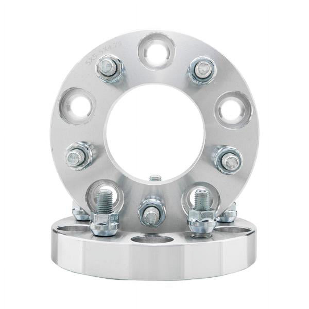 2pcs Professional Hub Centric Wheel Adapters for Chrysler Town & Country/Pacifica Chevrolet Caprice Dodge Grand Caravan/Journey Cadillac Fleetwood Silver