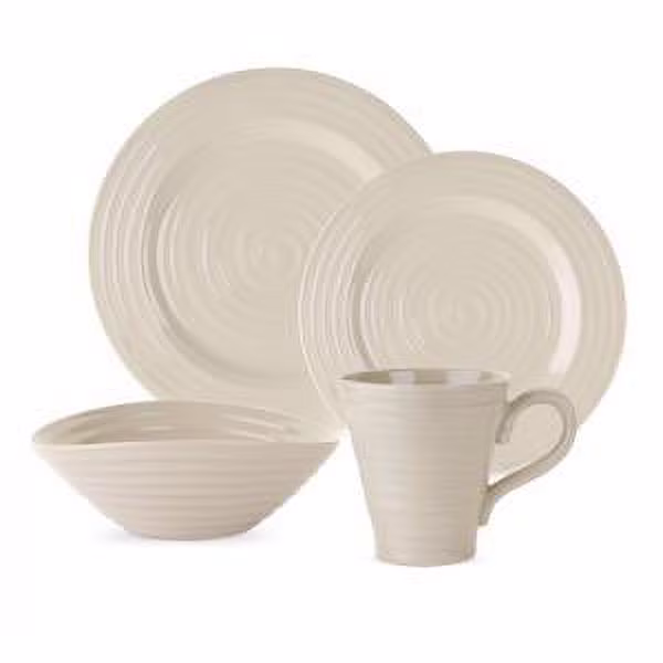 Sophie Conran for Portmeirion 4-Piece Place Setting in Pebble