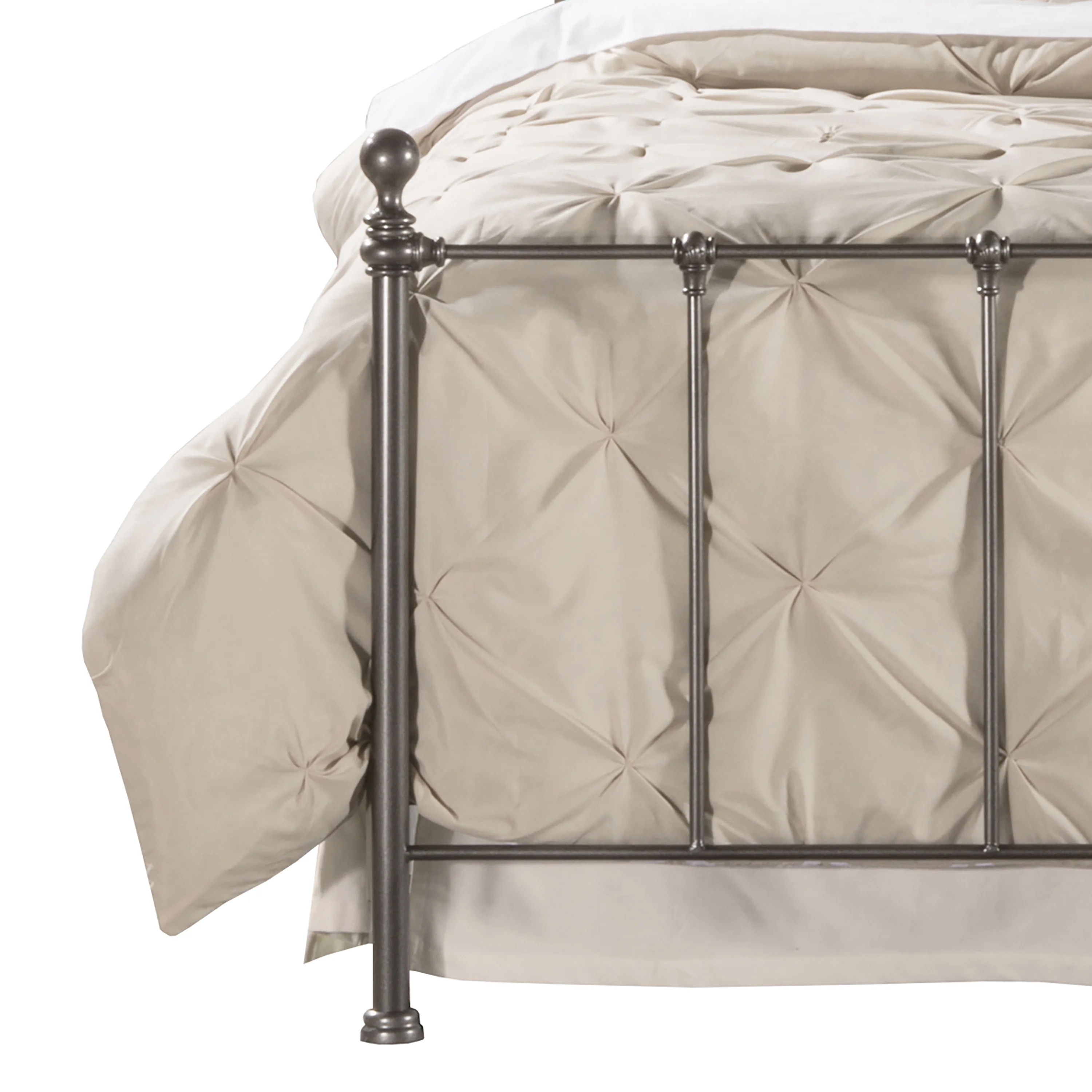 Hillsdale Furniture Molly Queen Metal Bed, Black Steel