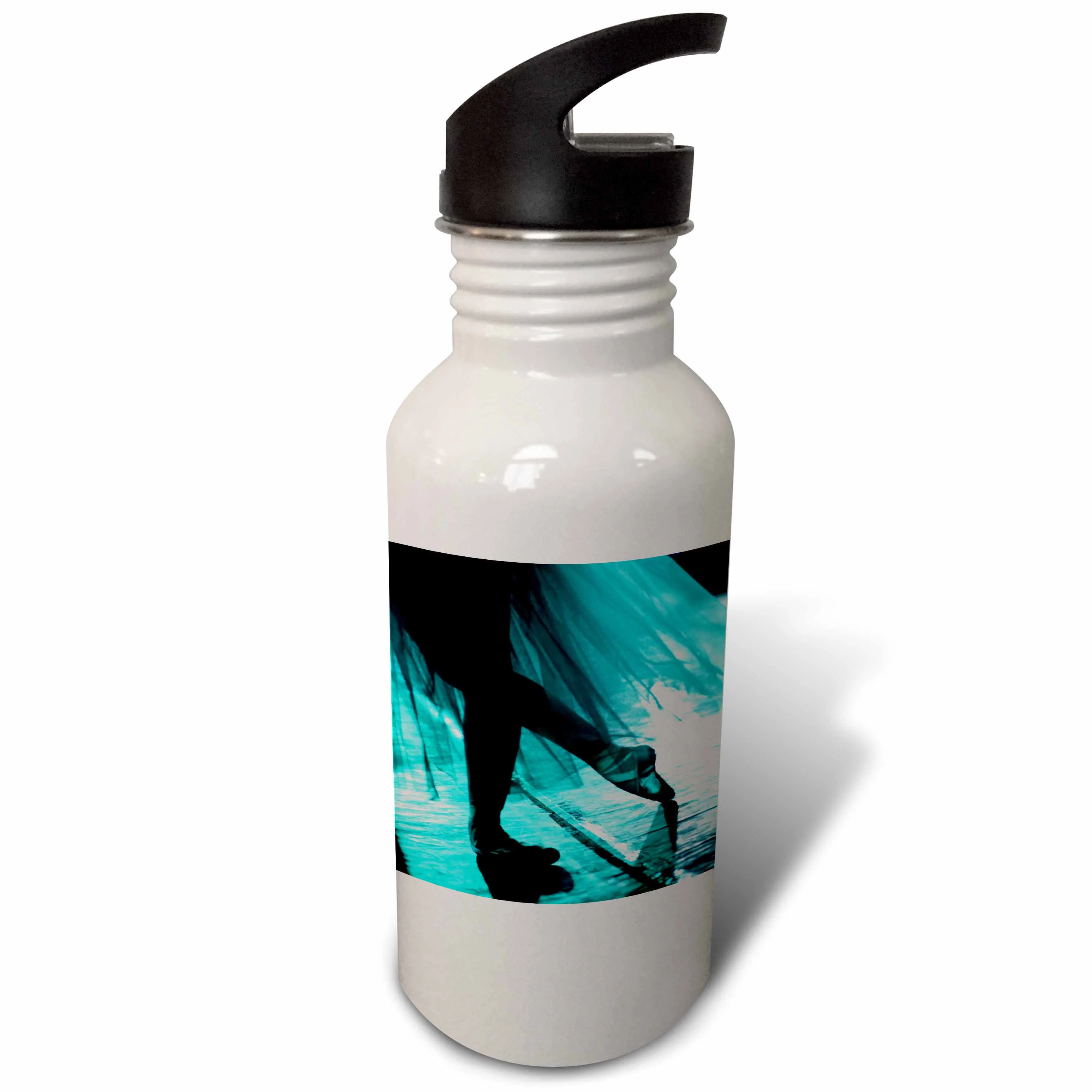 Ballet In Turquoise 21 oz Sports Water Bottle wb-80571-1