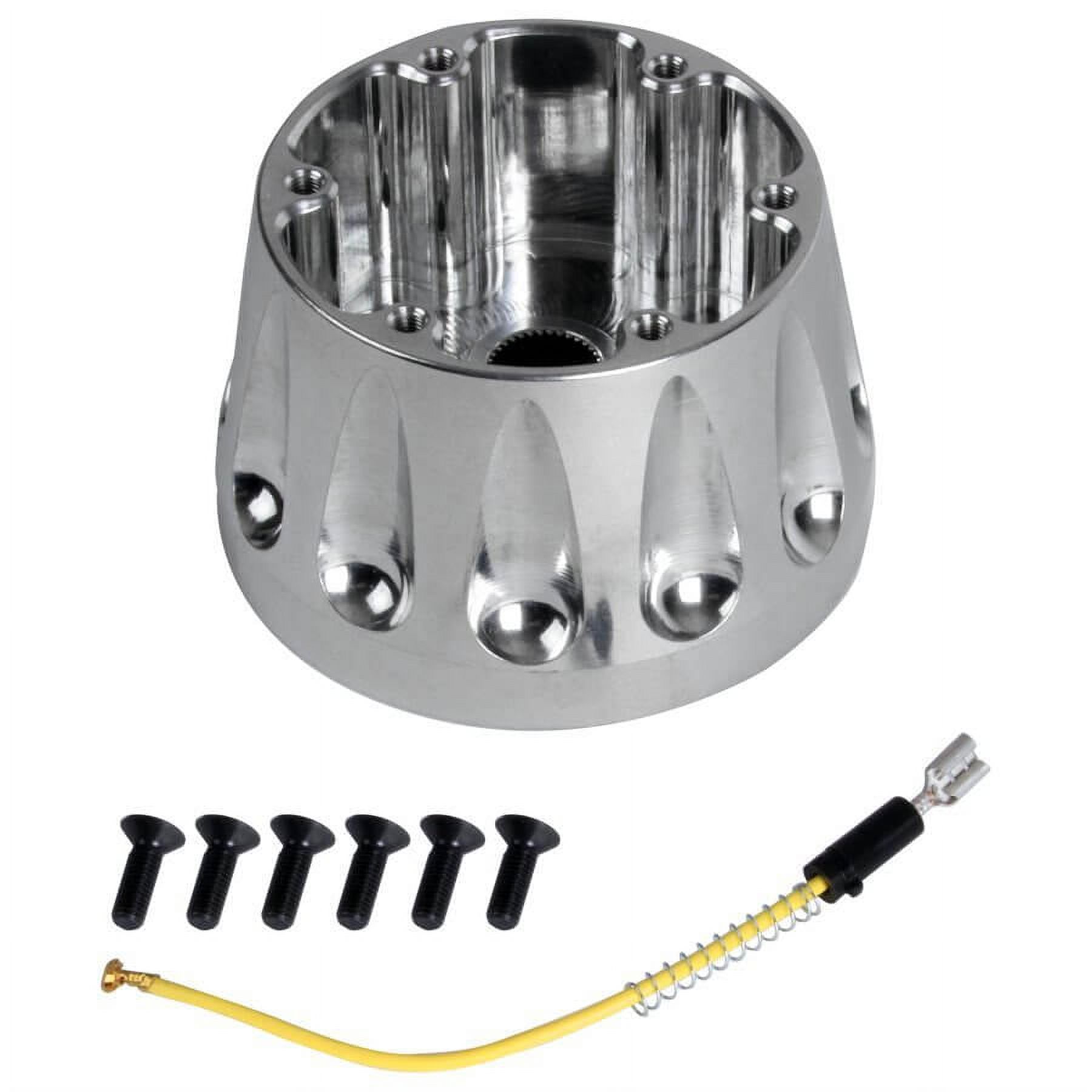 Detroit Speed 092565DS Billet Aluminum Steering Wheel Adapter