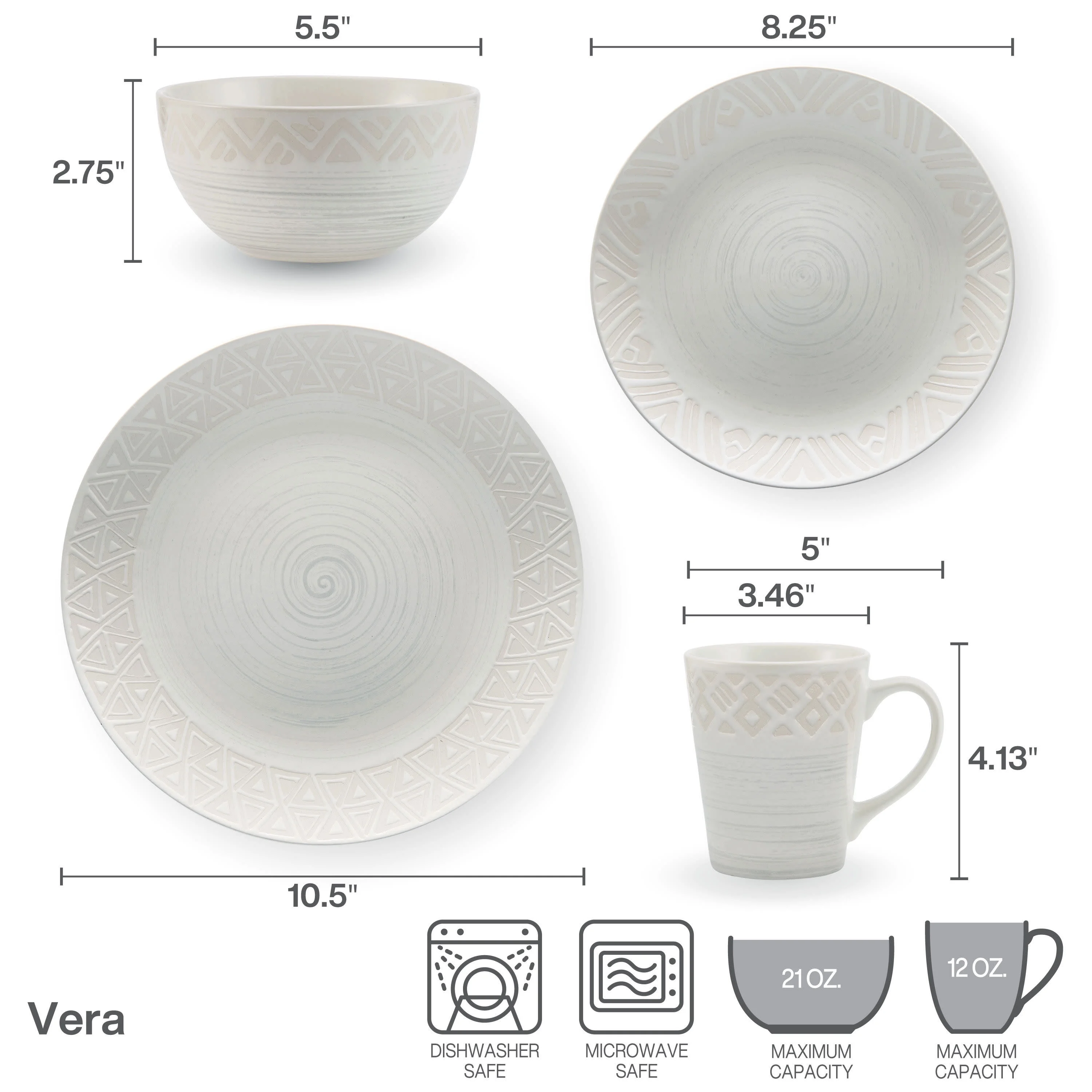 Pfaltzgraff® Vera 16-Piece Dinnerware Set