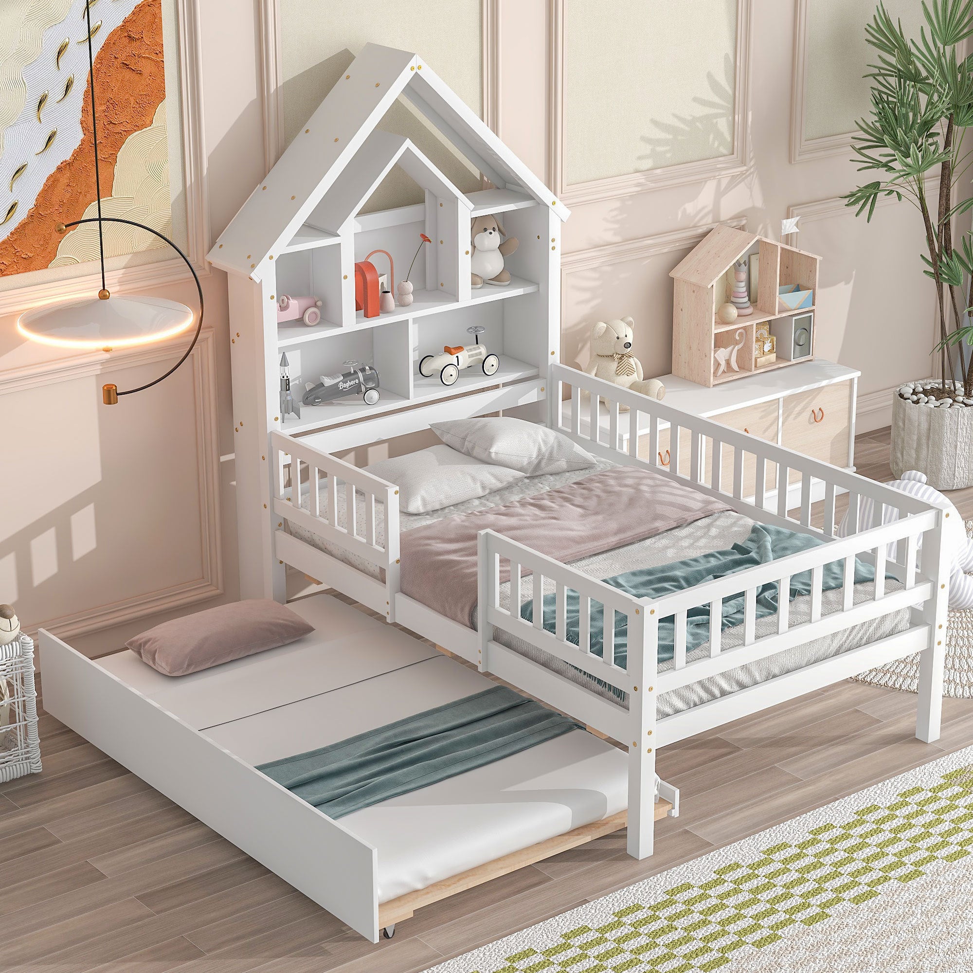 Dreamland Retreat Twin Bed -White