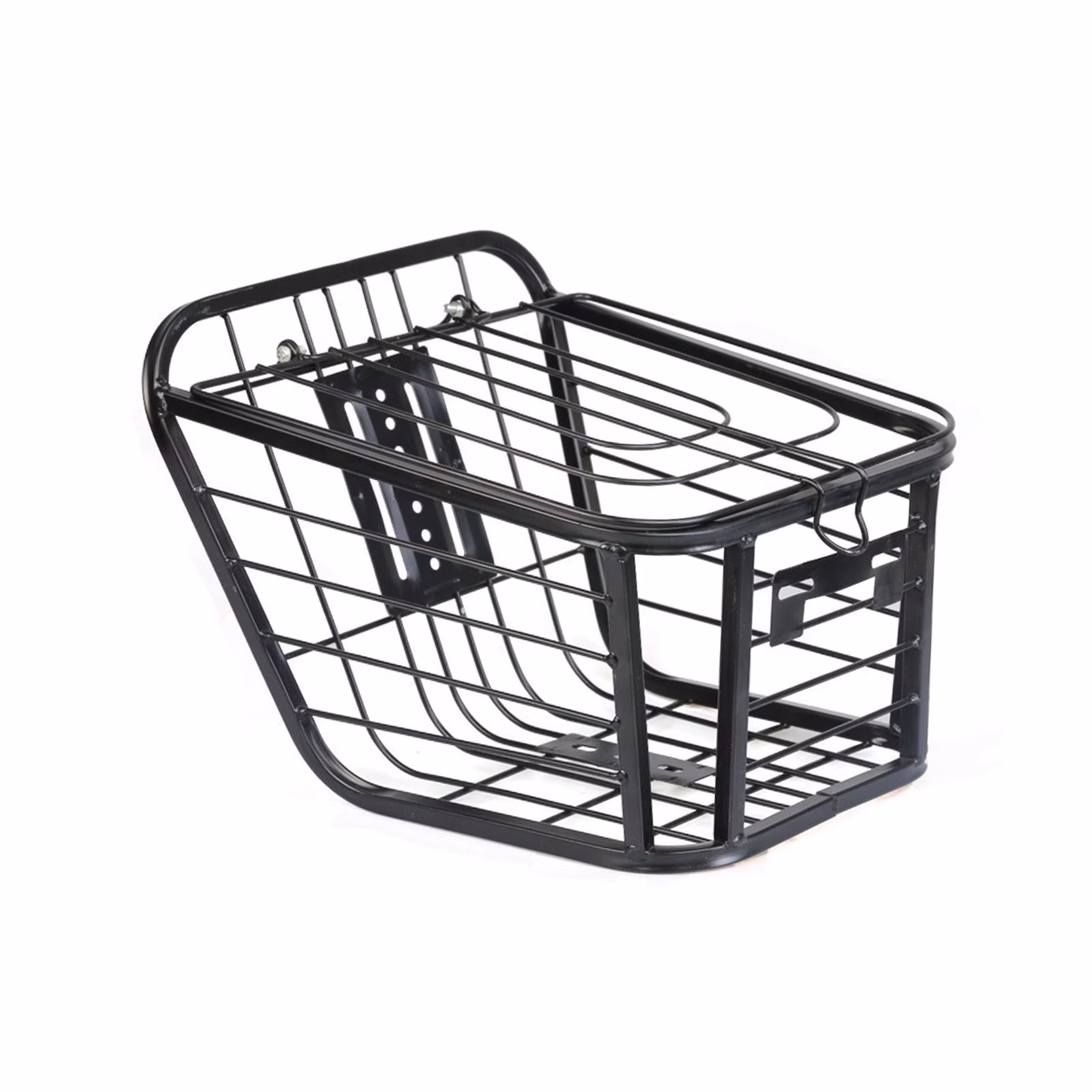 Bike Basket Wire Mesh Basket Organizer Holder Durable Storage Basket Bike Pannier for Riding Luggage Road Bike Travel Accessories