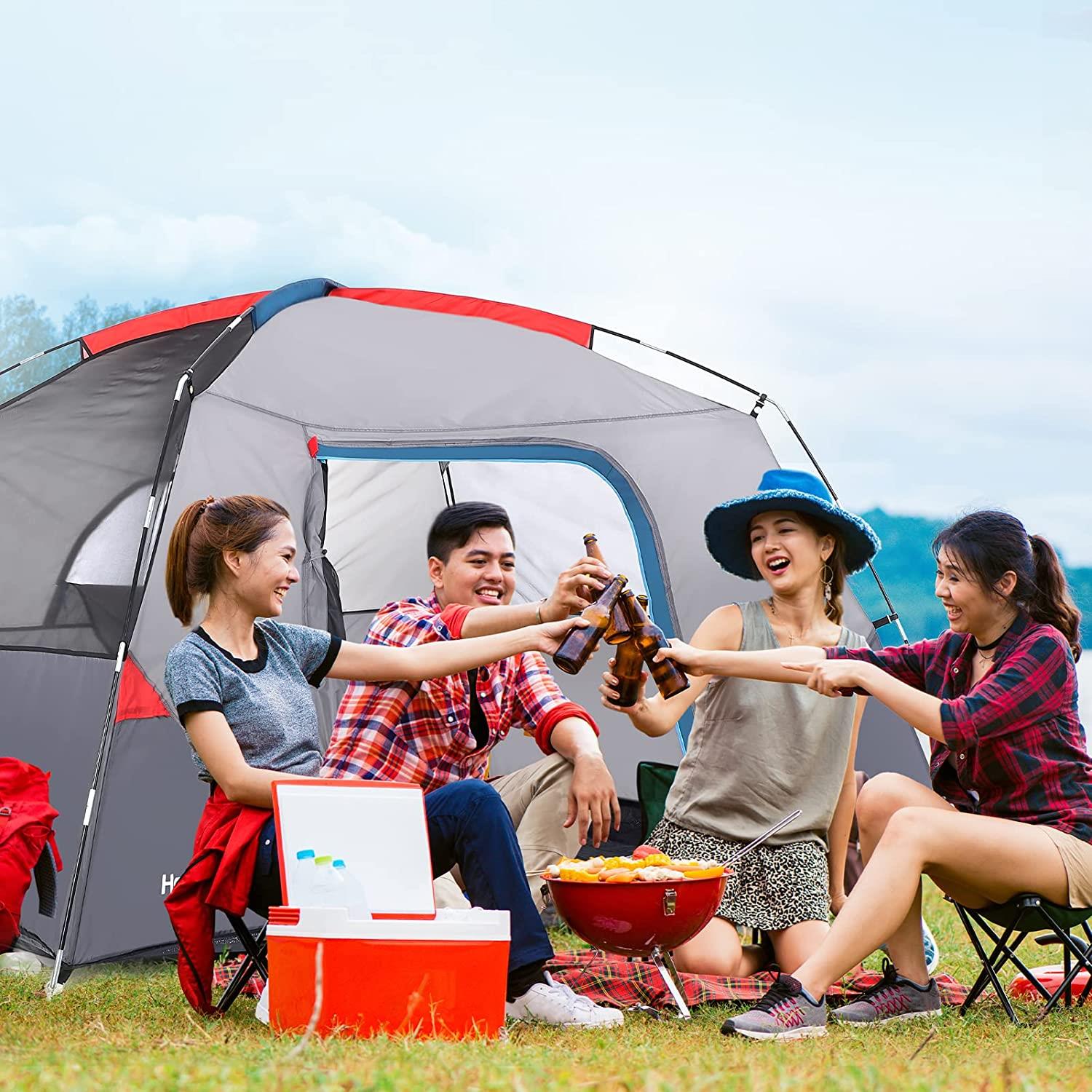 Idealhouse 4-Person ‎Polyester Camping Tent