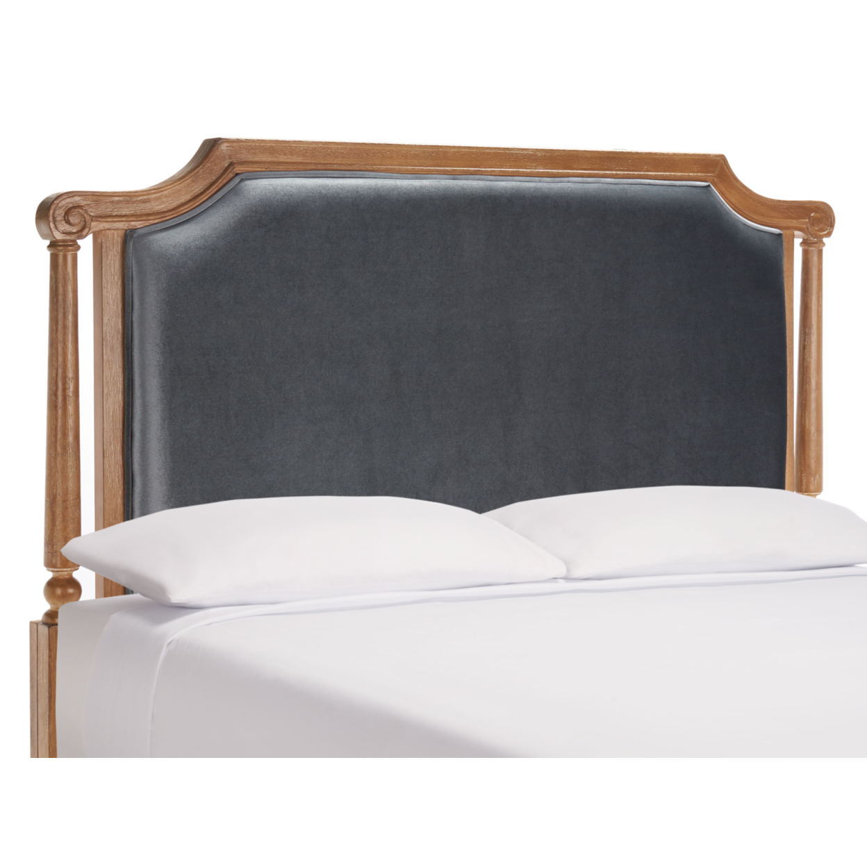 SAFAVIEH Hudson Headboard Beige / Rustic Oak Queen