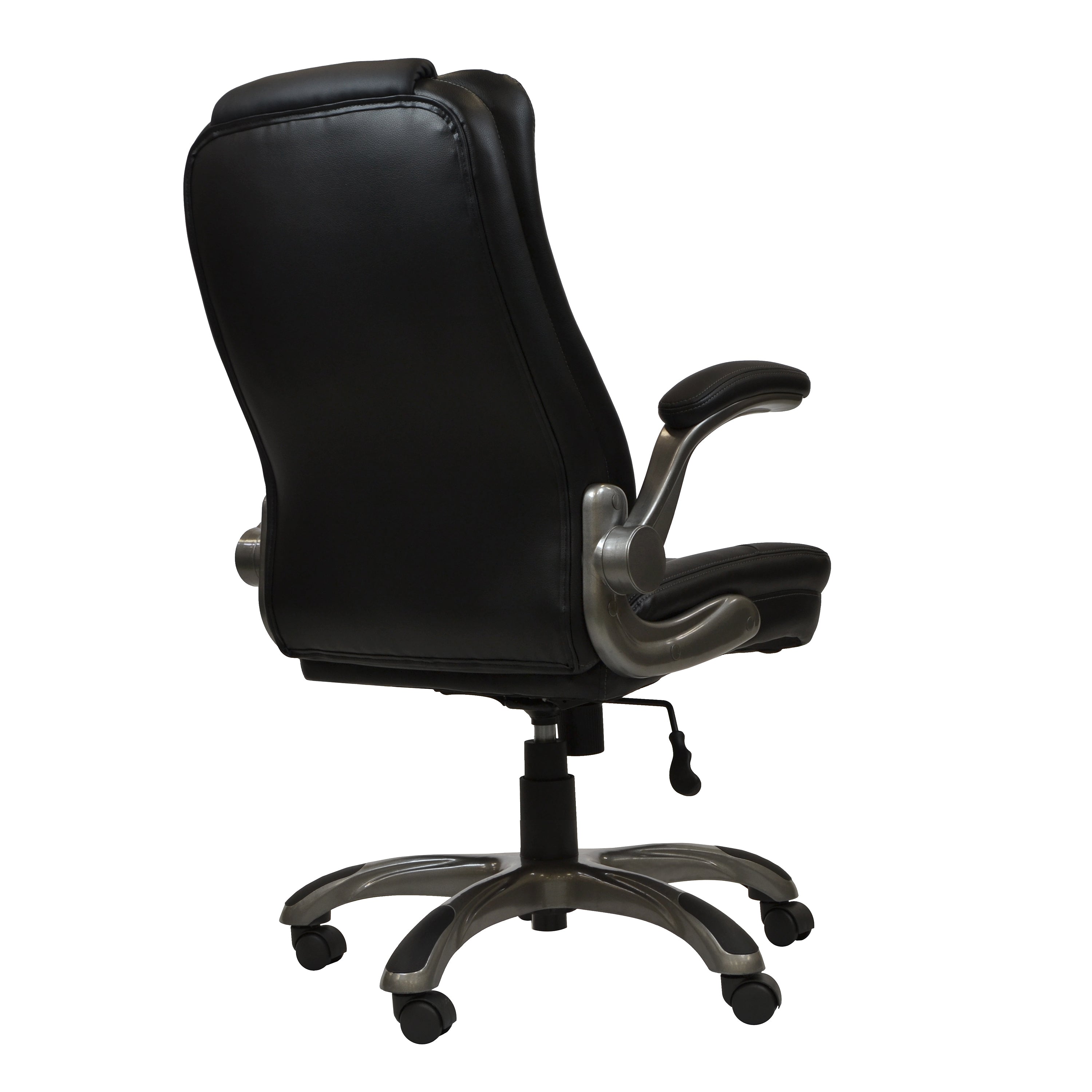 Ergo Flex Executive Office Chair with Flip-up Arms - Black